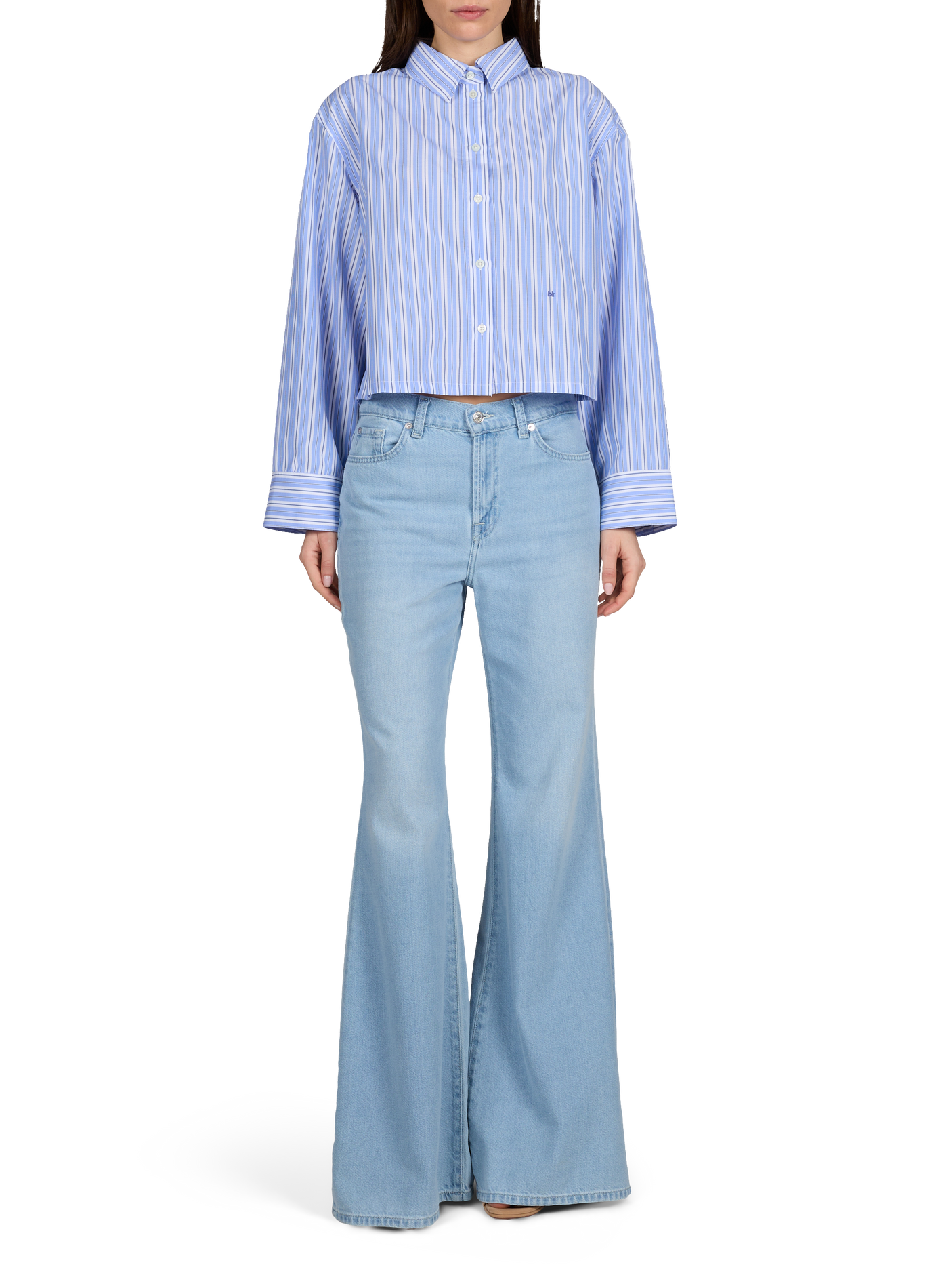 Chemise à rayures Capri BELLEROSE Bleu