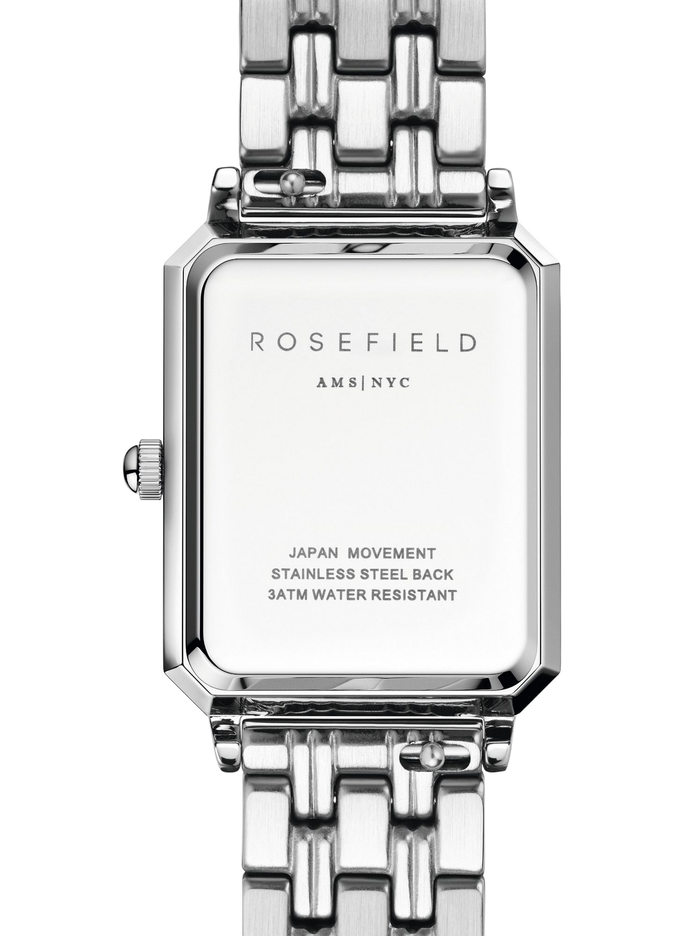 Montre analogique Octagon XS en acier inoxydable ROSEFIELD Blanc