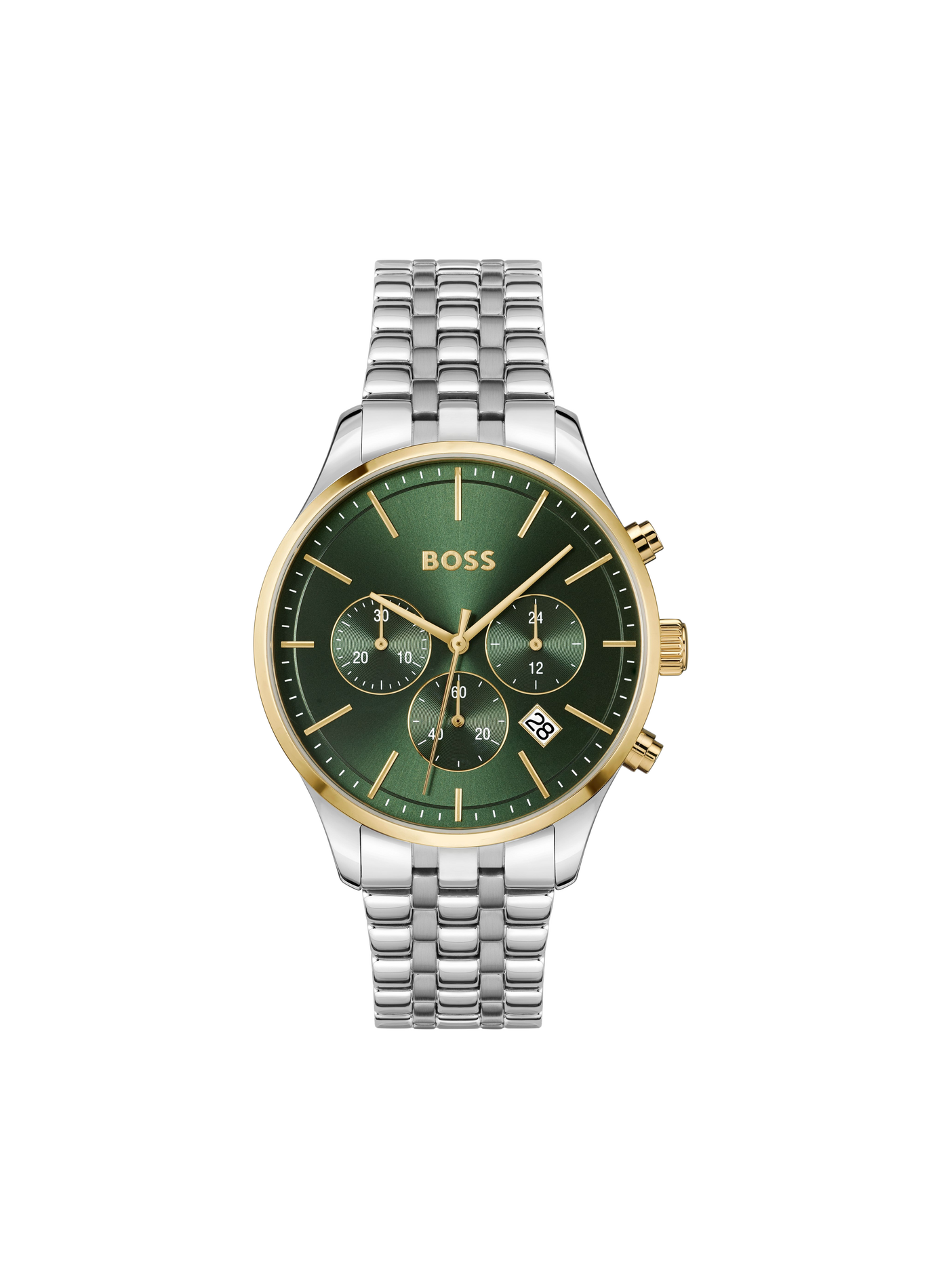 Montre quartz Avery en acier inoxydable BOSS MONTRES Vert