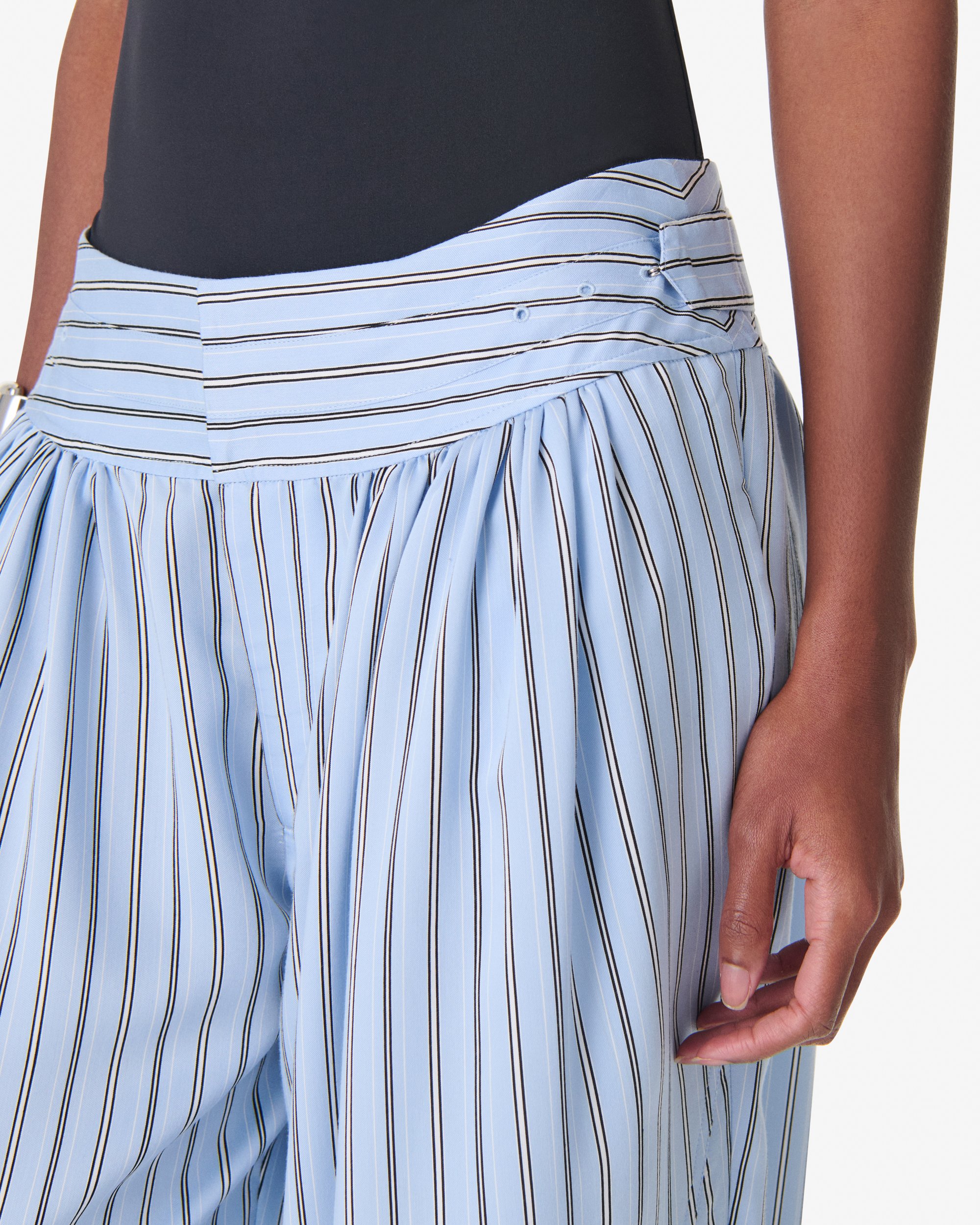 Pantalon large à rayures ulyse IRO Bleu