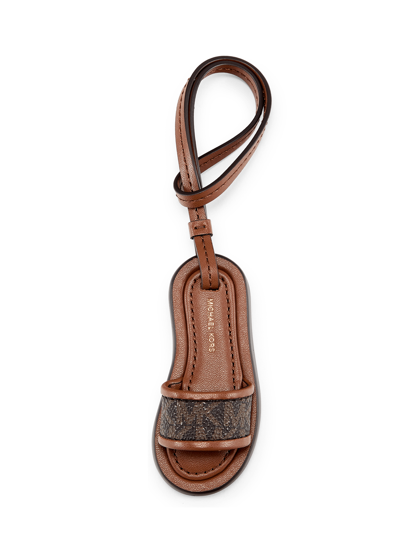 Breloque de sac mule à logo MICHAEL KORS Marron