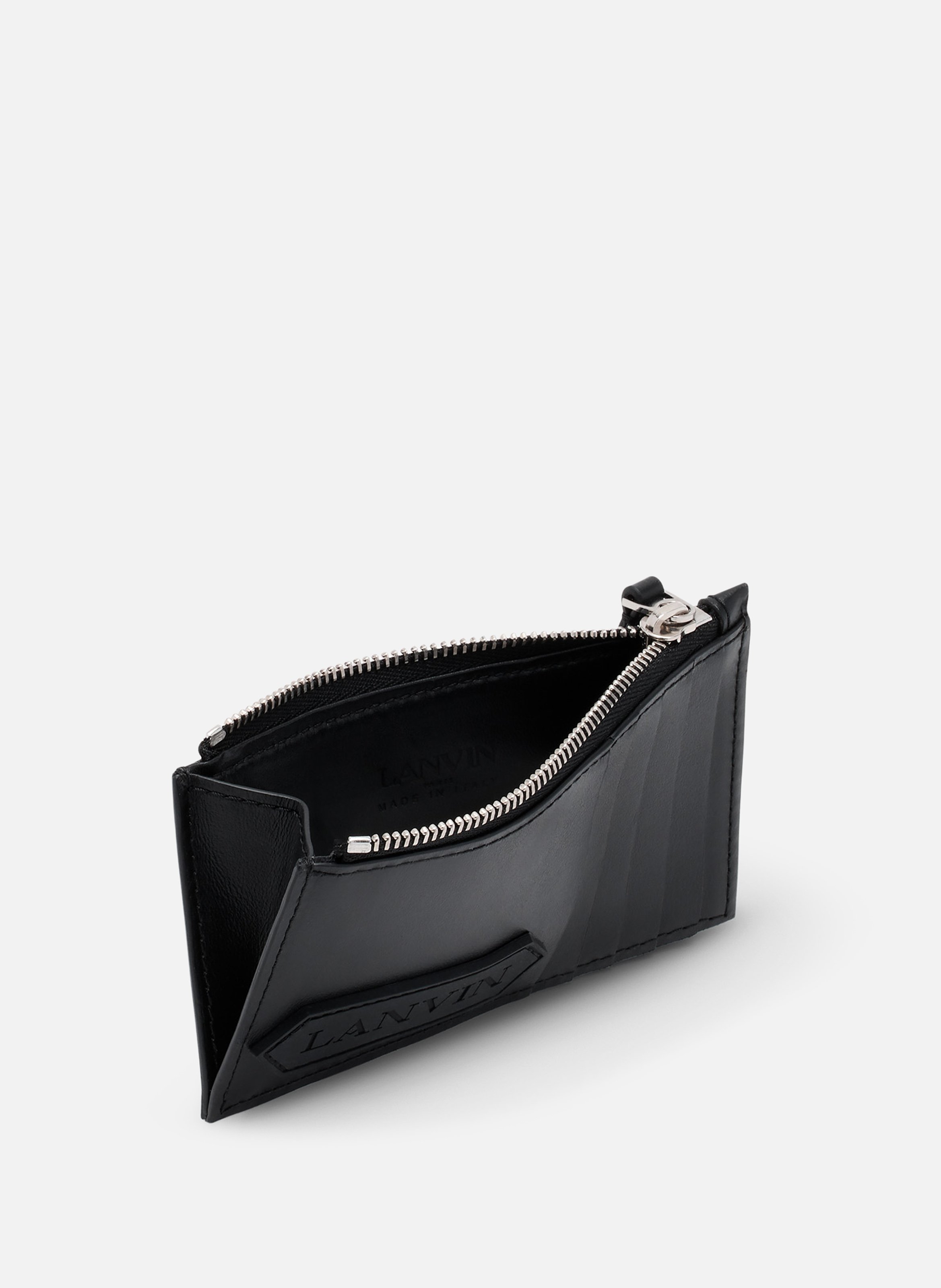 Porte-cartes lanvin signature en cuir LANVIN Noir