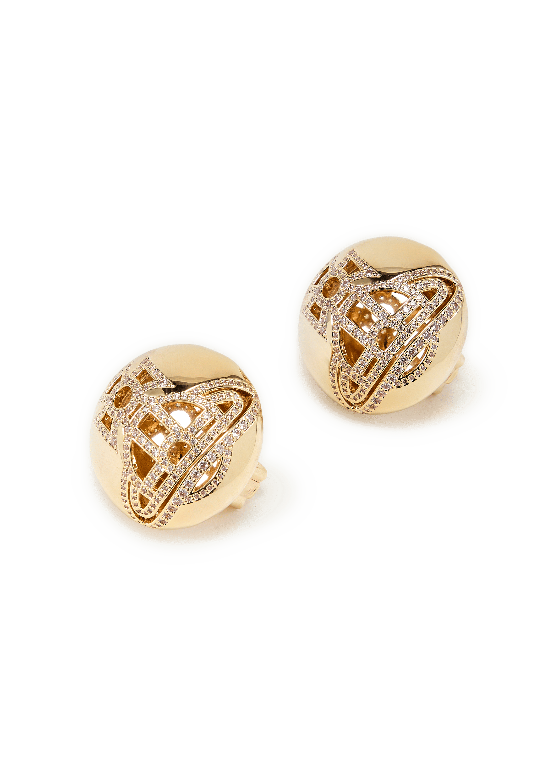 Boucles d'oreille Lennie en Laiton VIVIENNE WESTWOOD Doré