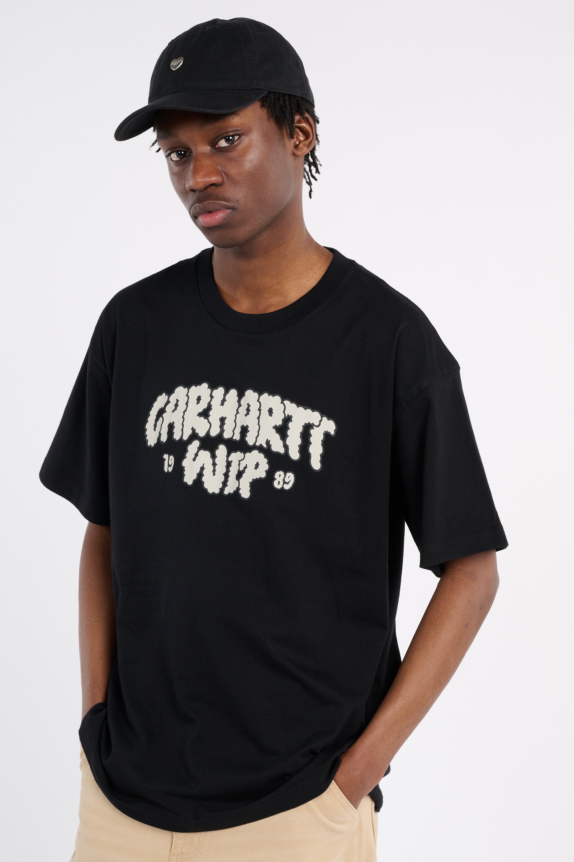 T-shirt s/s cloud script t-shirt CARHARTT WIP Noir