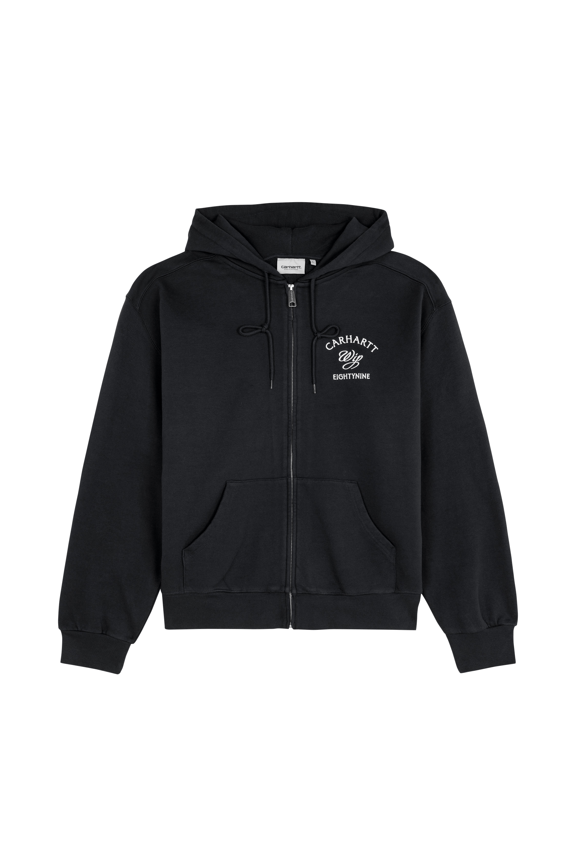 Hoodie zippé hooded eightynine sweat jacket CARHARTT WIP Noir