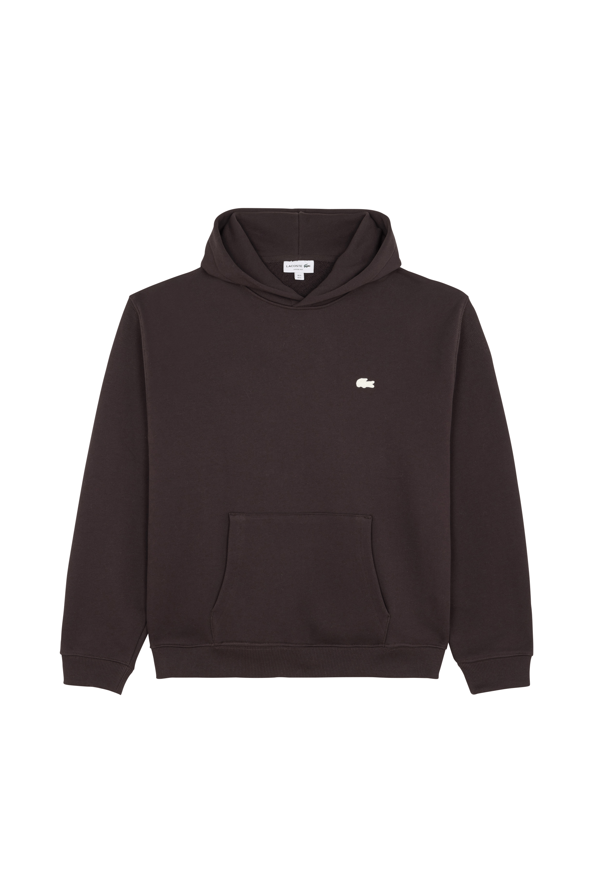 Hoodie sweatshirt LACOSTE Marron