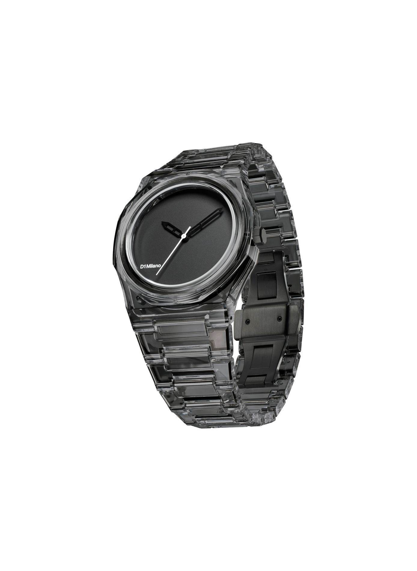 Montre quartz EXP_Black en nylon D1 MILANO Noir