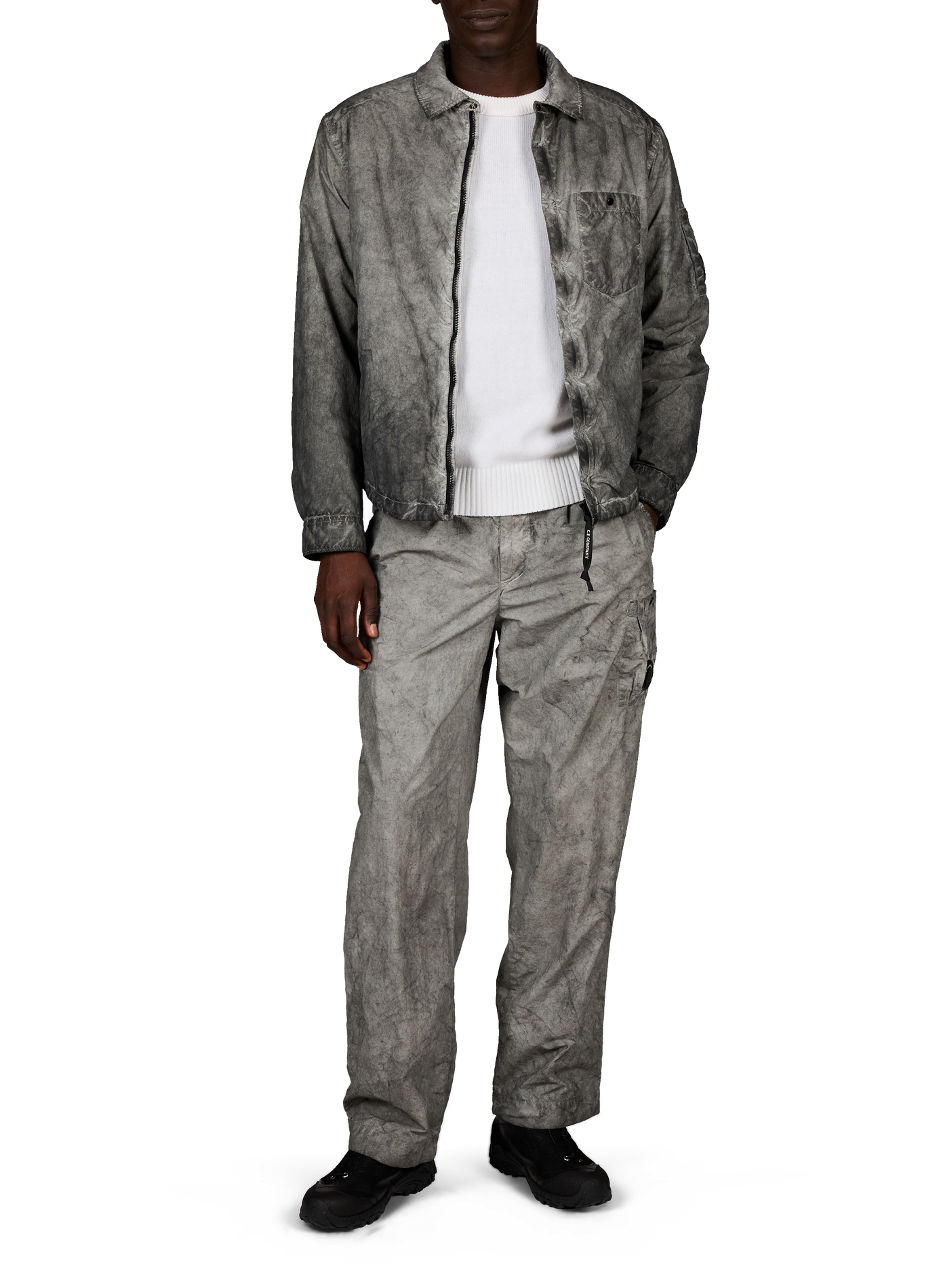 Printed trousers CP COMPANY Black