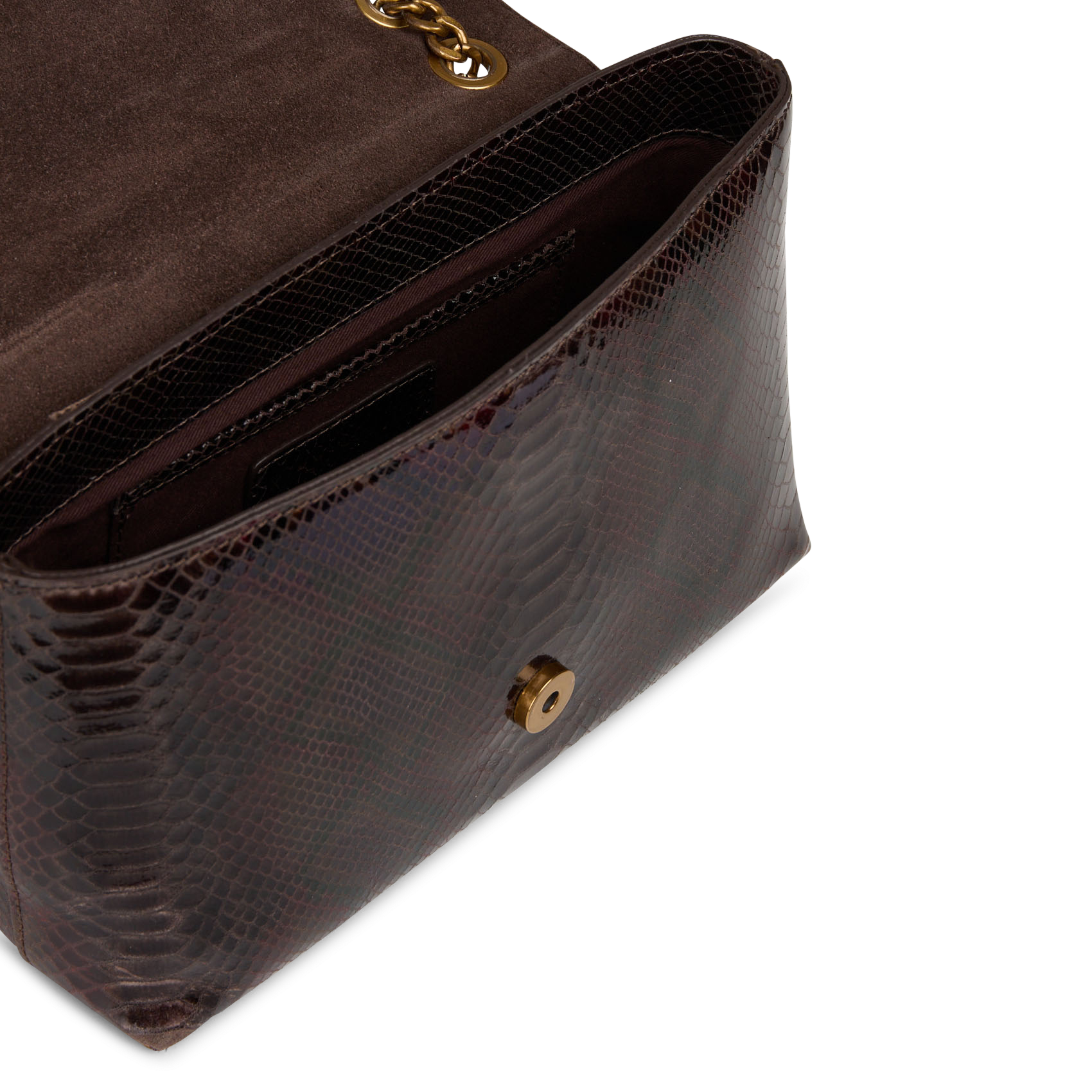 Sac porté épaule en cuir leon MAISON 123 Marron