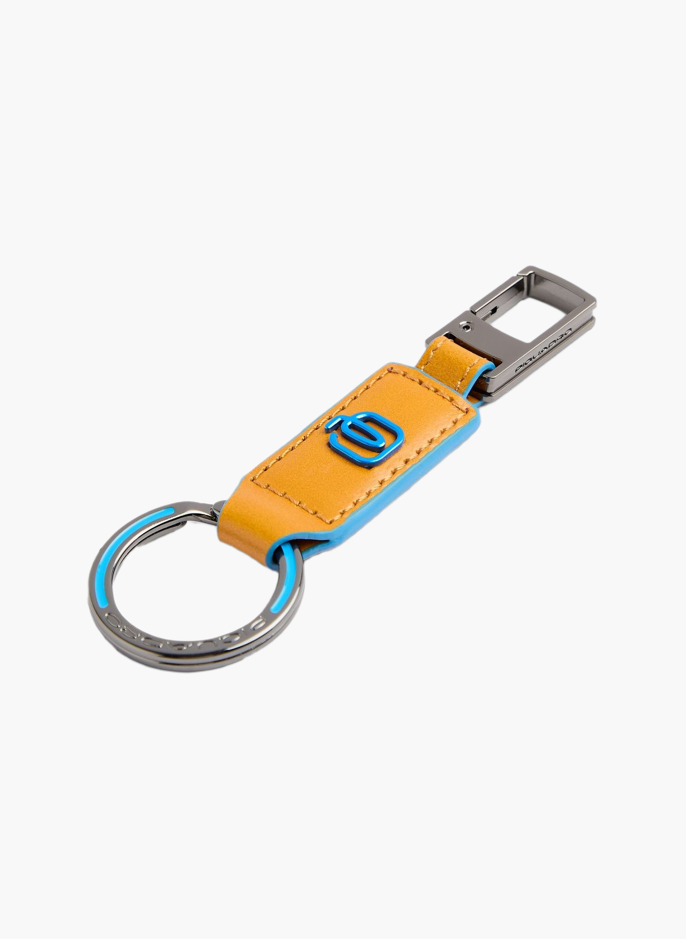 Porte-clés mousqueton PIQUADRO Jaune