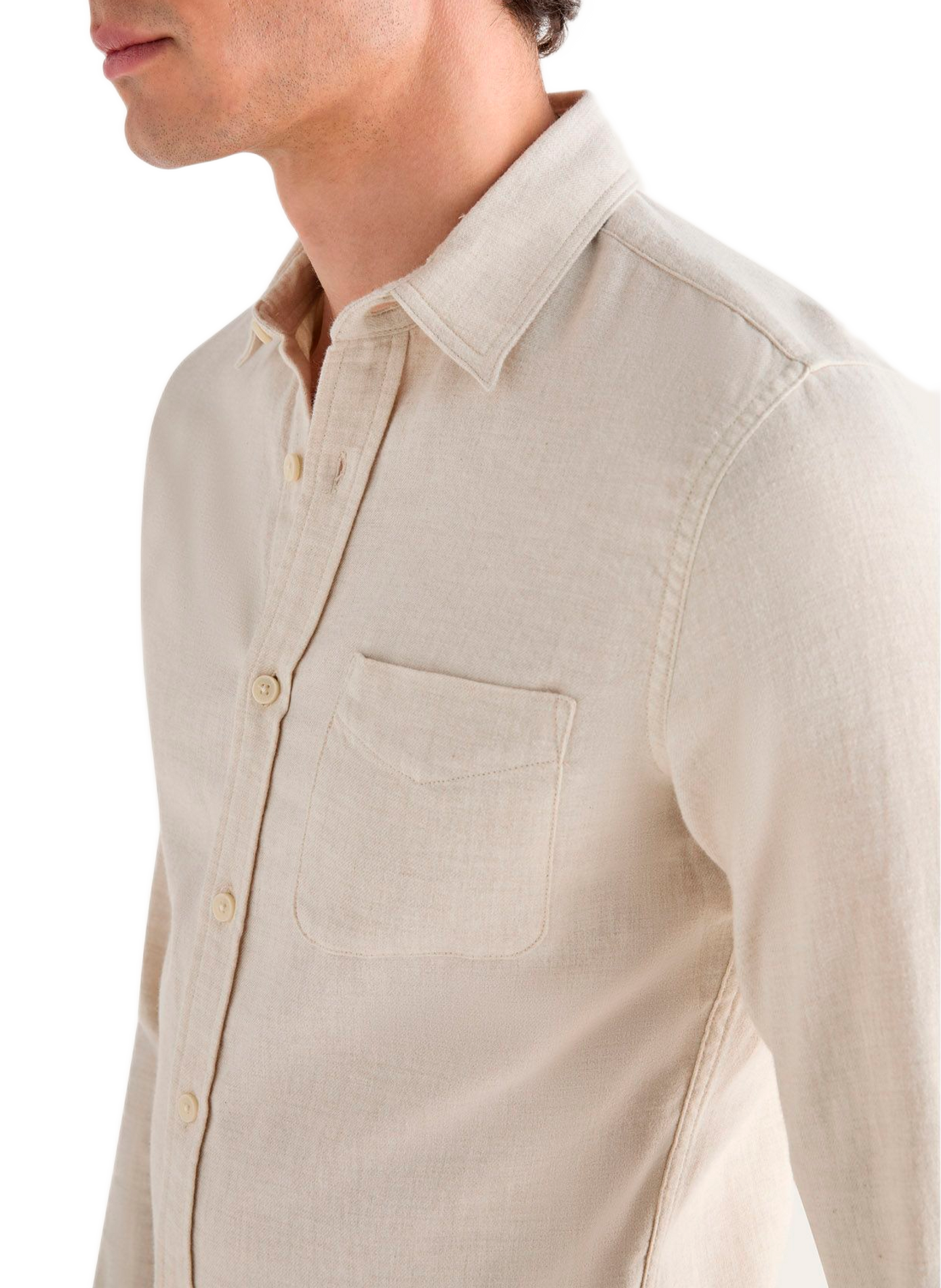 Camisa de algodón DOCKERS Beige
