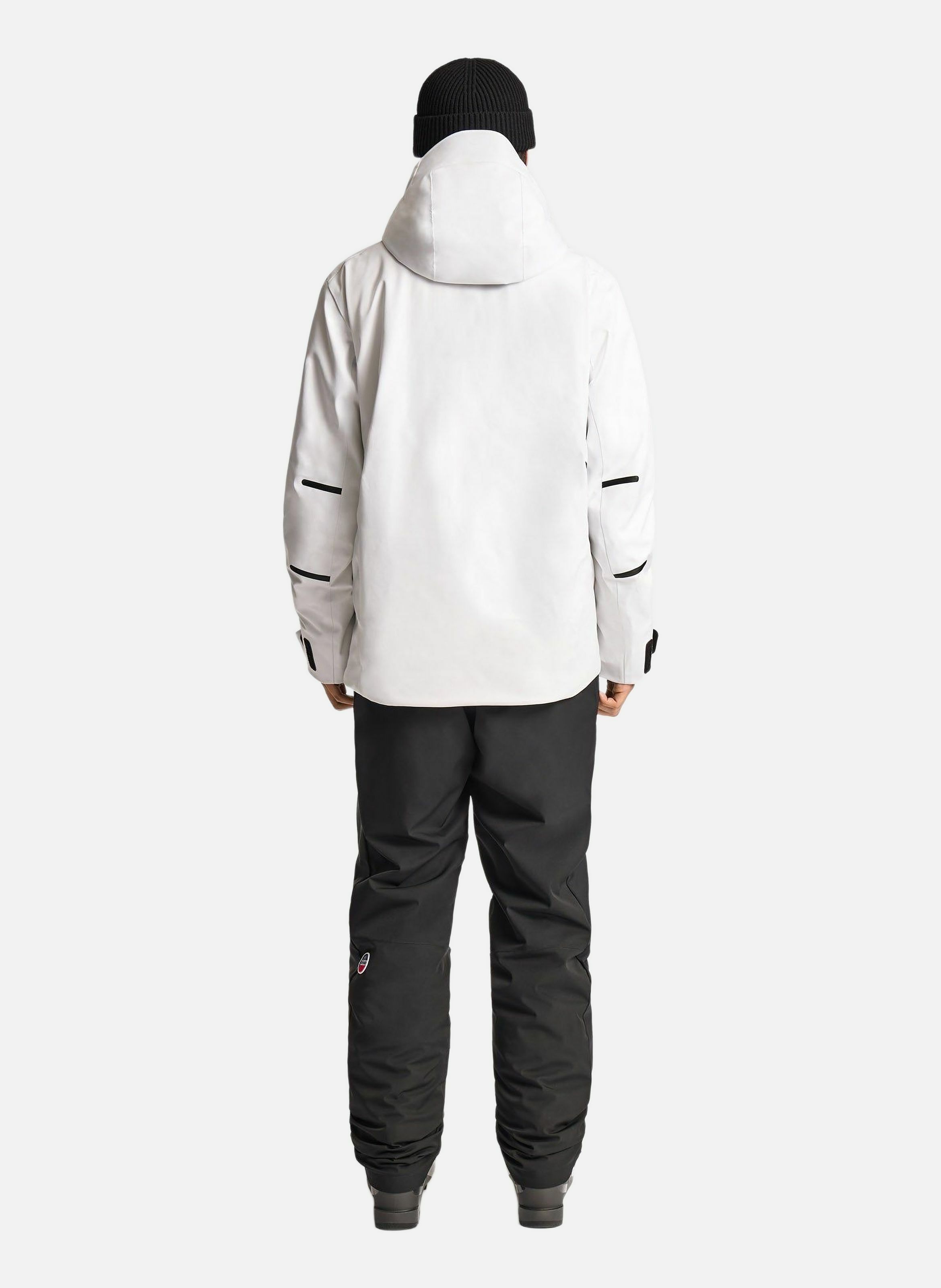 Ski-jack met capuchon en regular fit FUSALP Wit