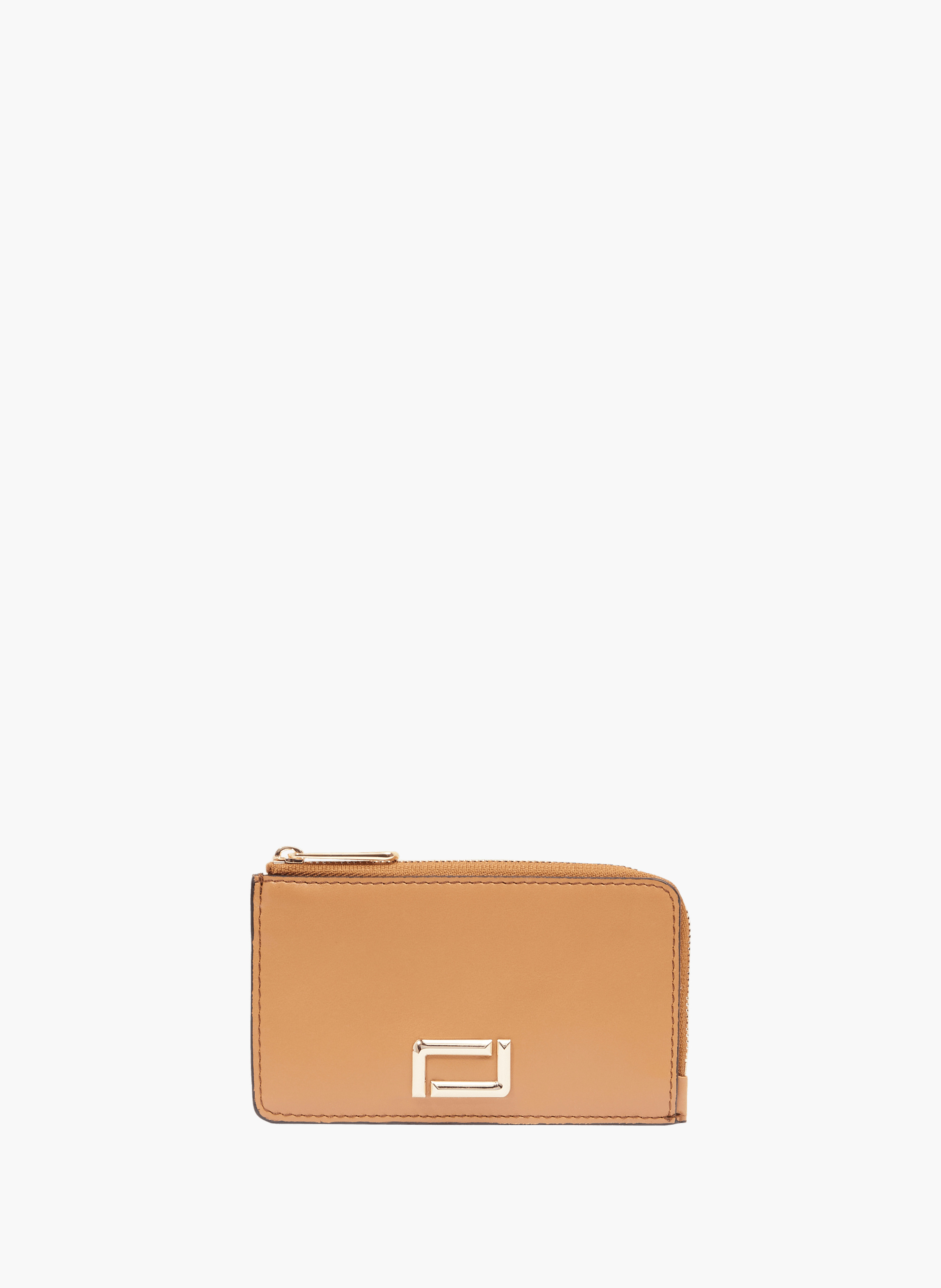 Lancel Angele kaarthouder van glad runderleer LANCEL Beige