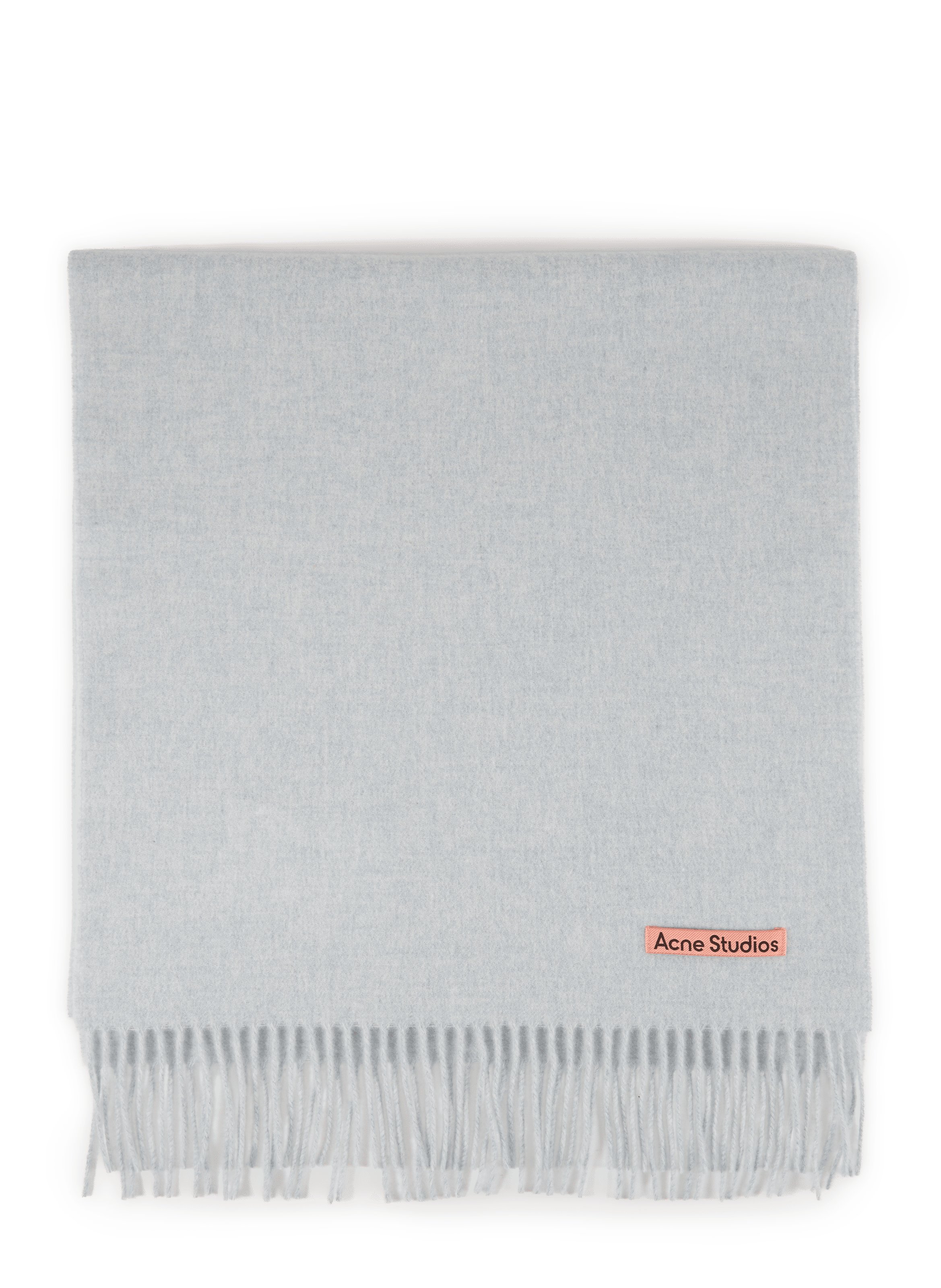 Wollschal mit Fransen ACNE STUDIOS Blau