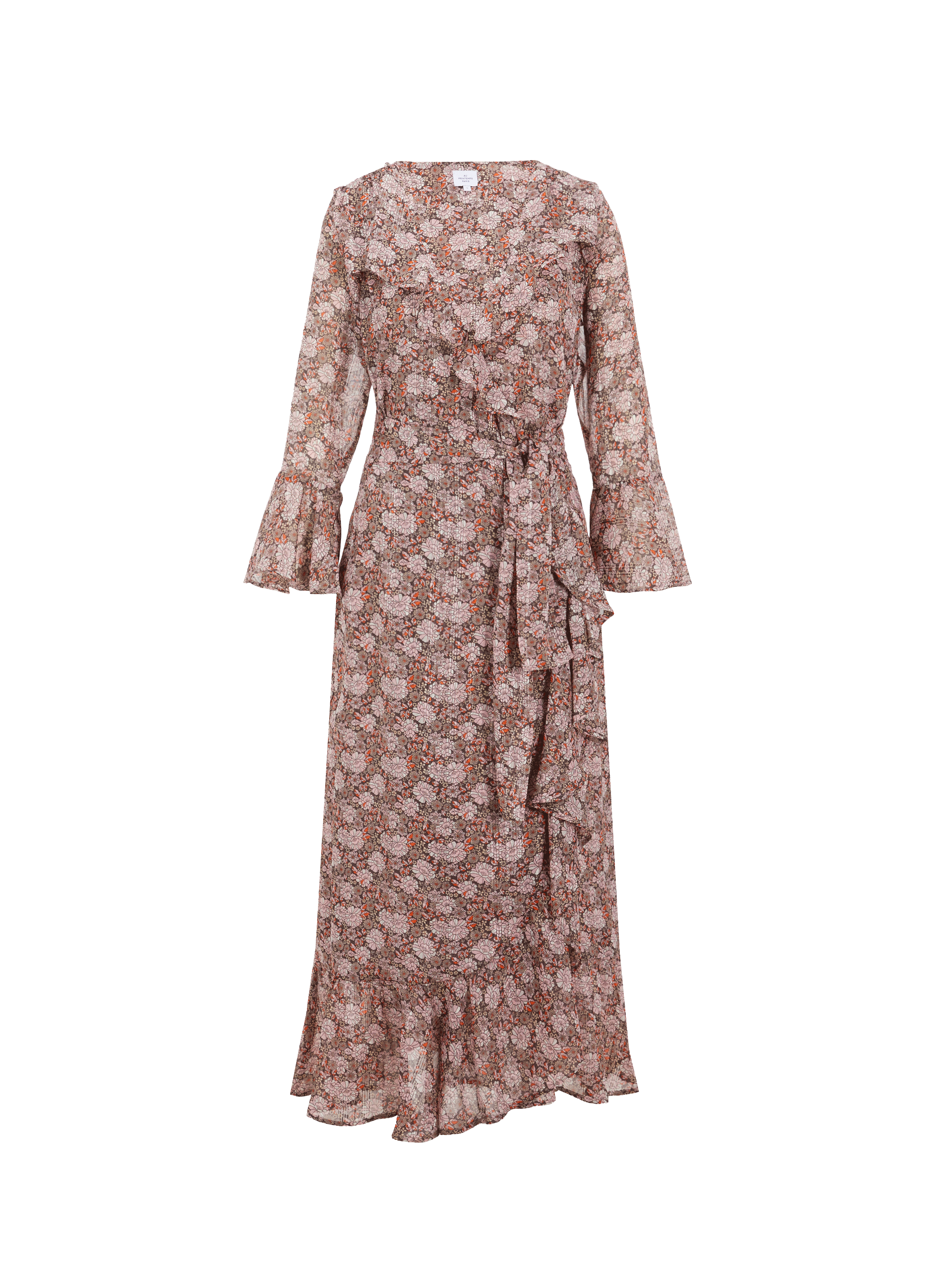 Robe maxi à fleurs