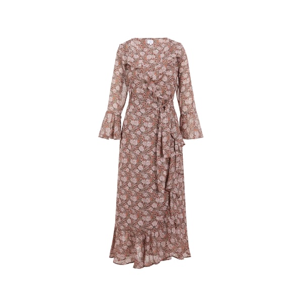 Robe maxi à fleurs