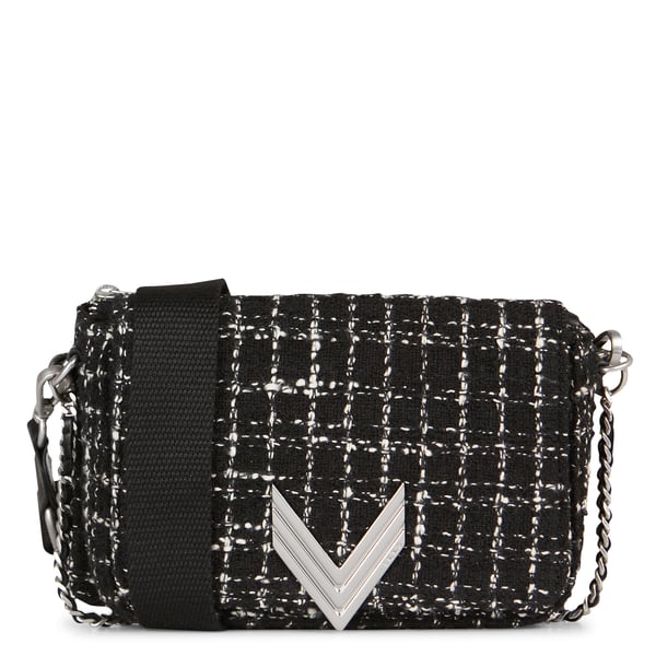 Sac bandoulière en tweed