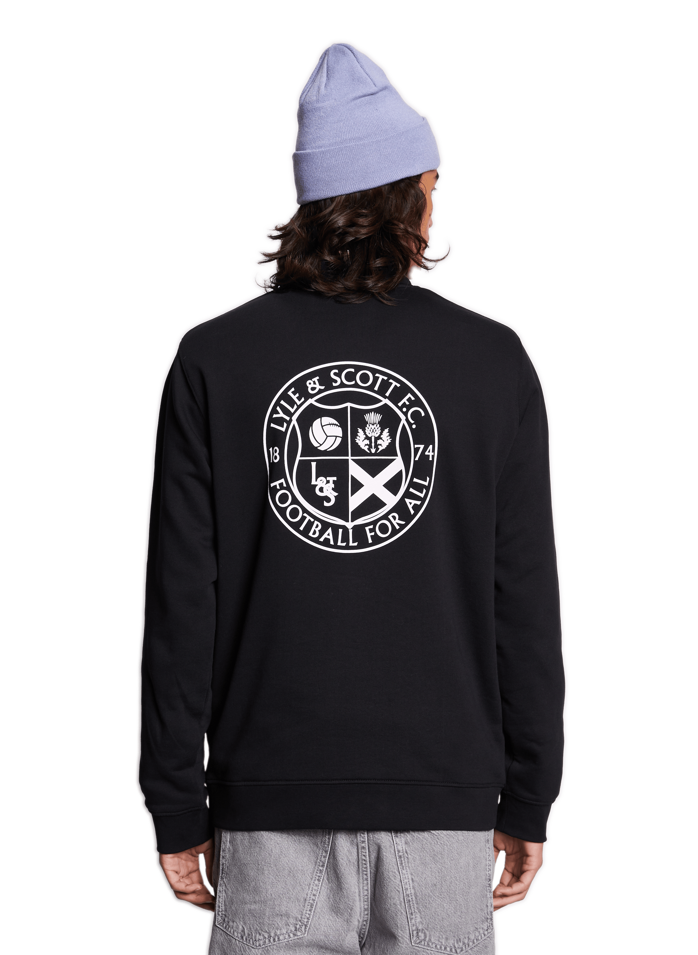 Sweatshirt à motif Football For All LYLE & SCOTT Black