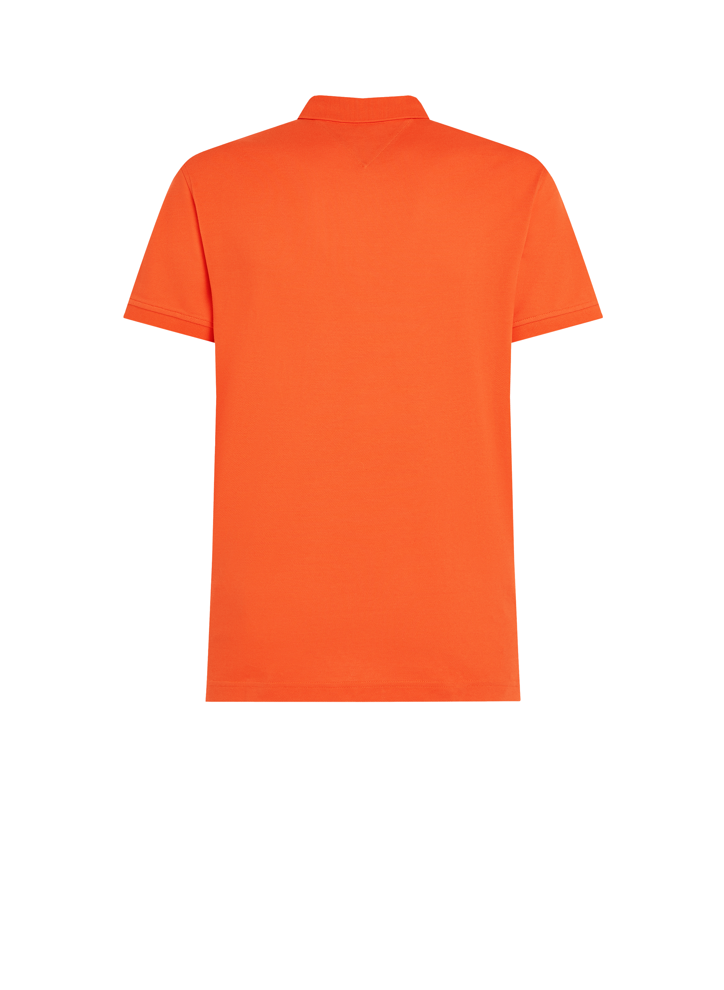 Organic cotton piqué polo shirt TOMMY HILFIGER Orange