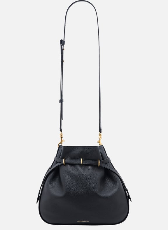 Sac seau en cuir - le romy Noir by GERARD DAREL GERARD DAREL Sac seau en cuir - le romy Noir