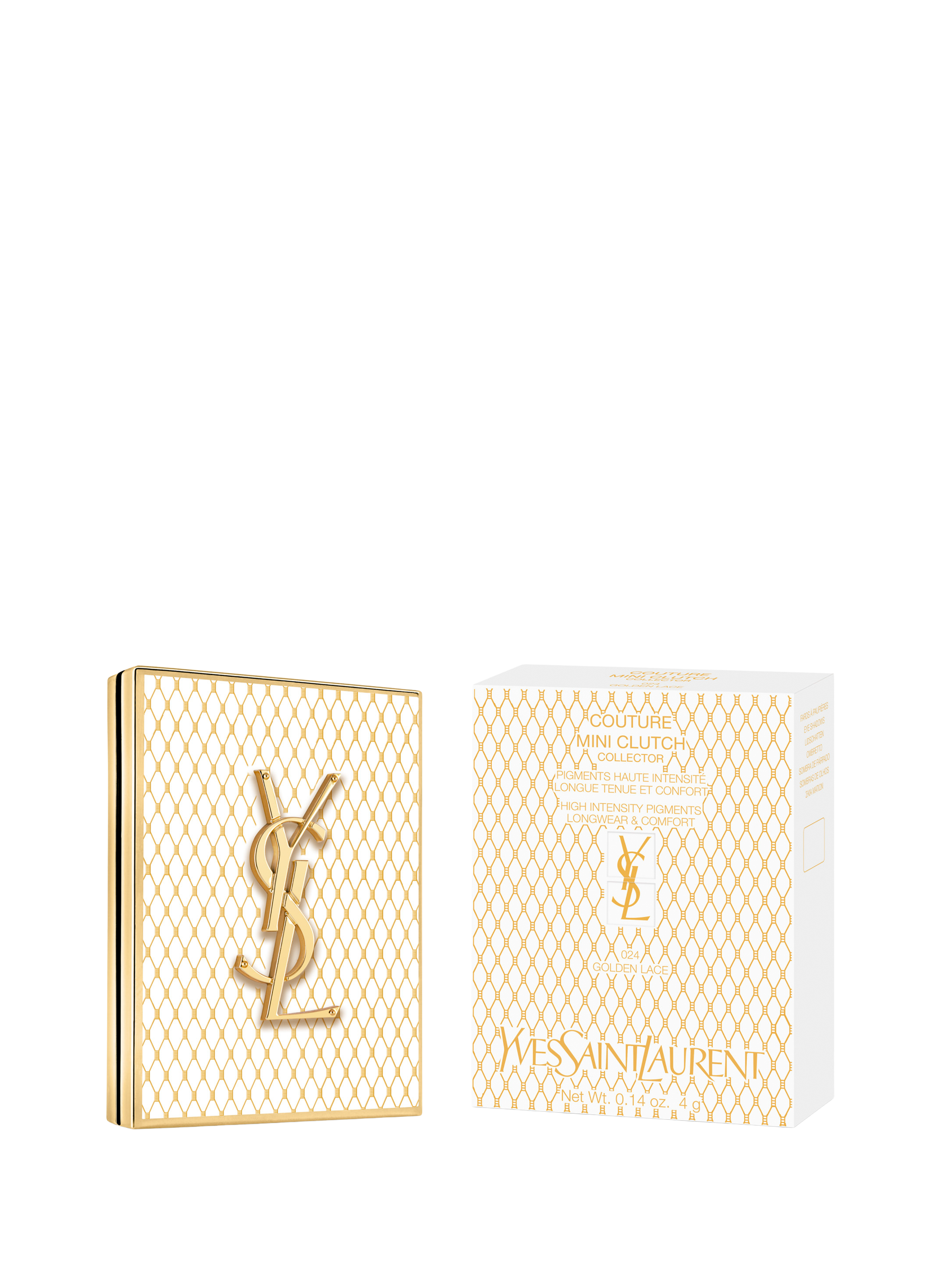 Mini Clutch Eyeshadow Palette - Intense Pigments - Long-lasting YVES SAINT LAURENT 024 golden lace