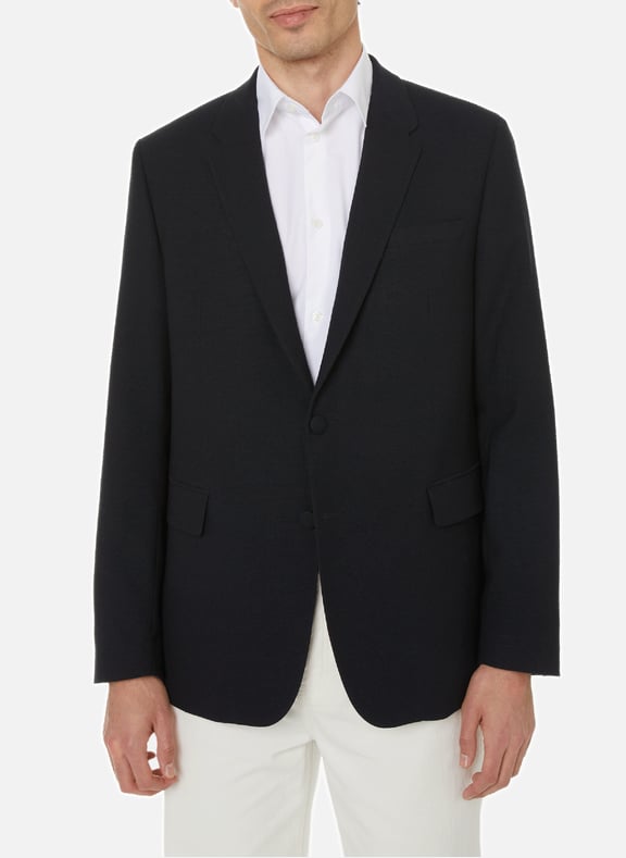 Veste de blazer en laine Bleu by SAISON 1865 SAISON 1865 Veste de blazer en laine Bleu