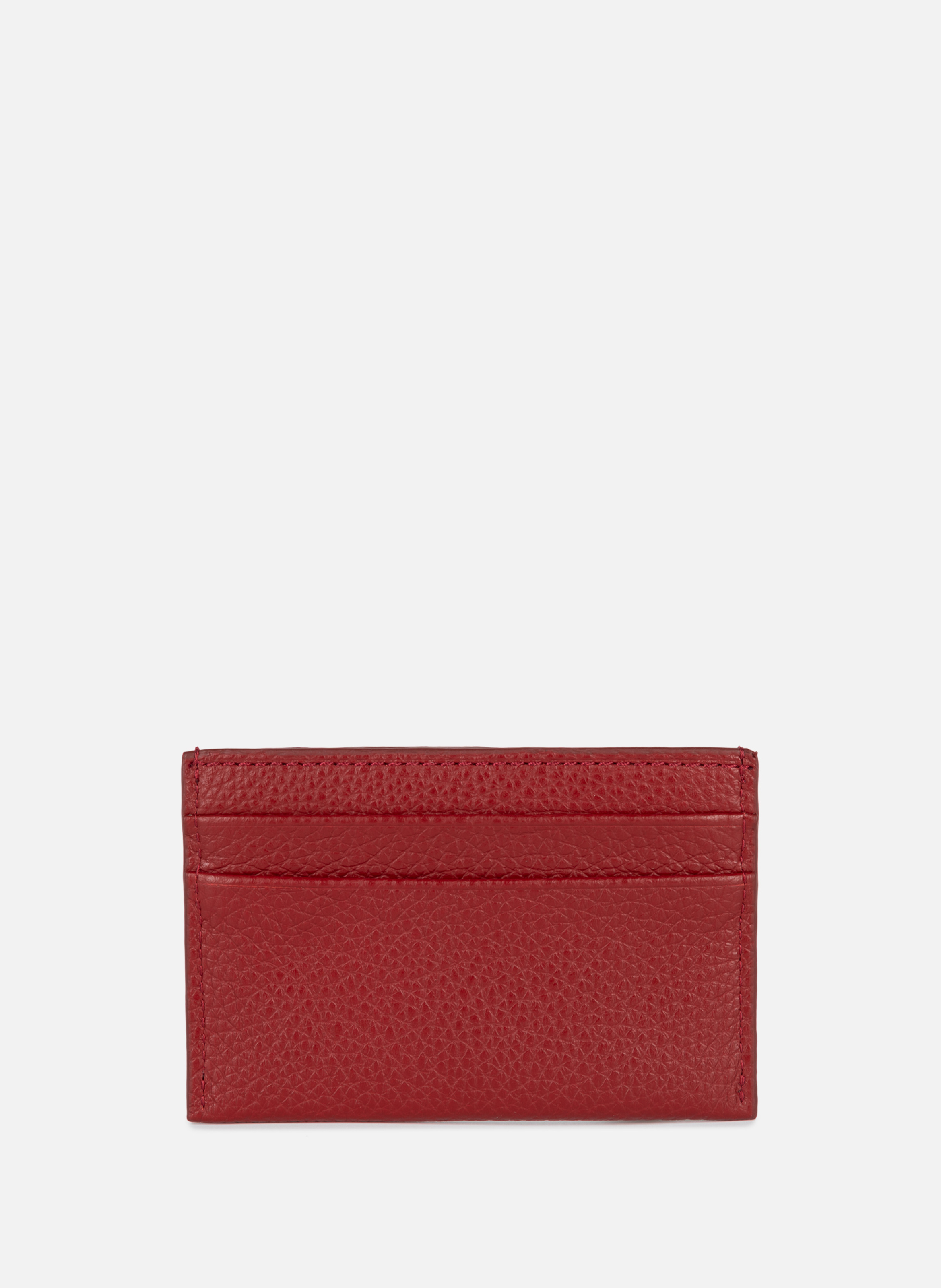 Card holder - Foulonné PM LANCASTER Red