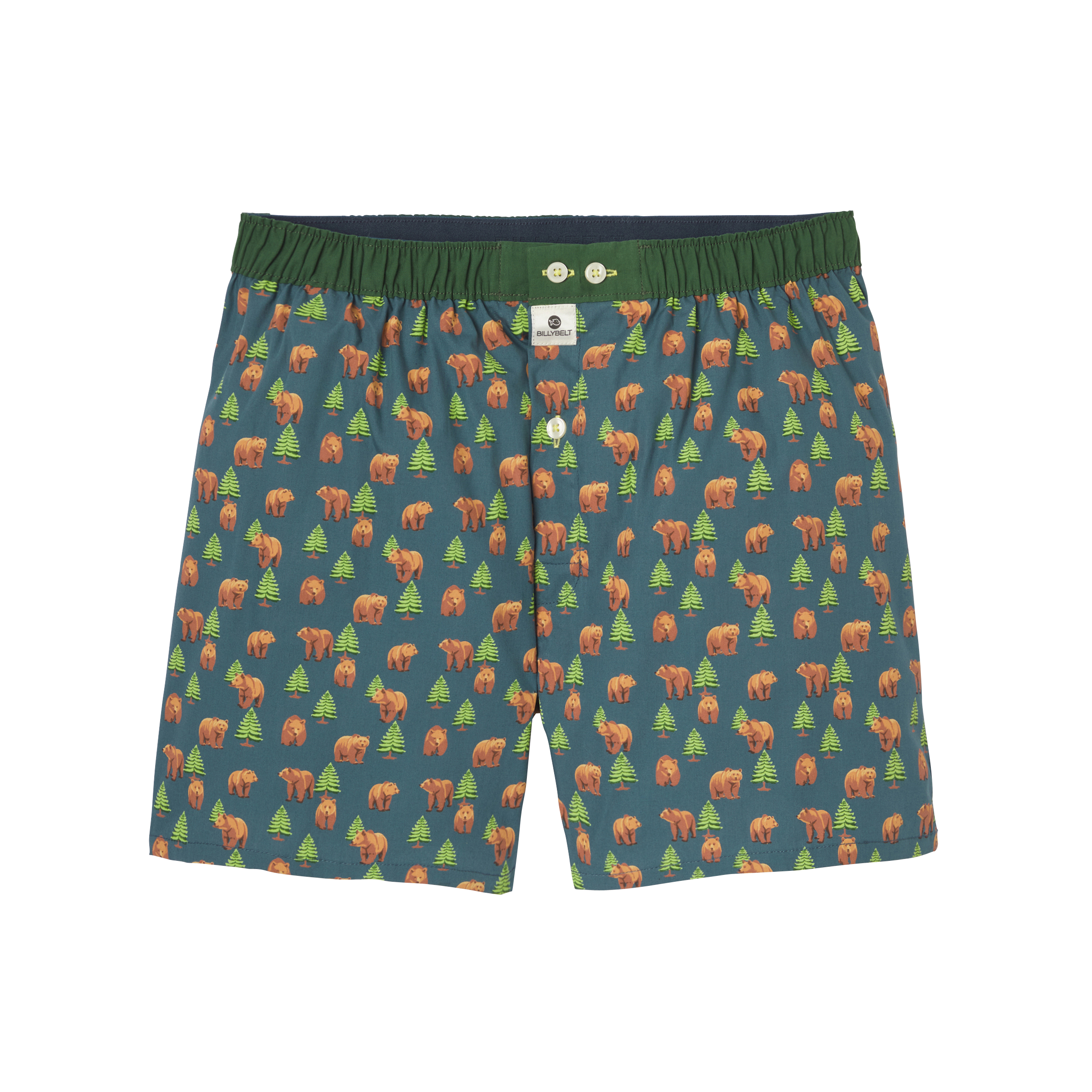 Caleçon en coton biologique BILLYBELT Vert