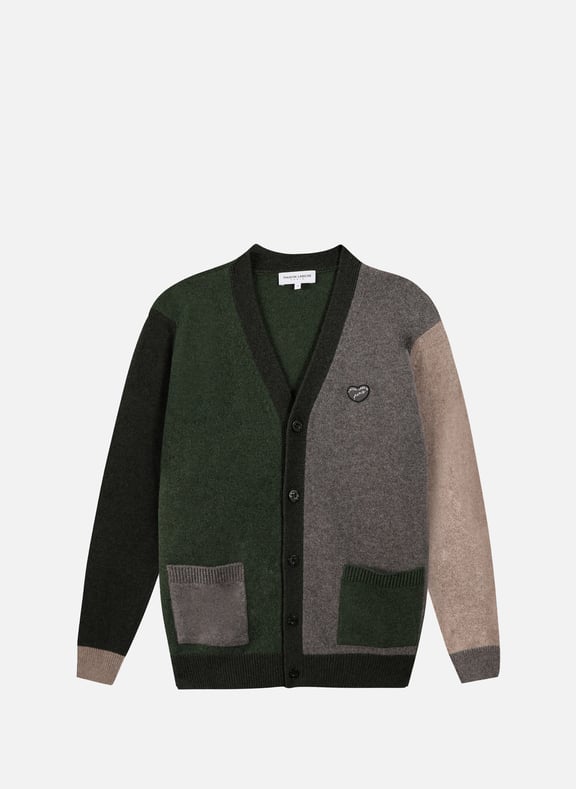 Straight Balfournier virgin wool cardigan Green by MAISON LABICHE MAISON LABICHE Straight Balfournier virgin wool cardigan Green
