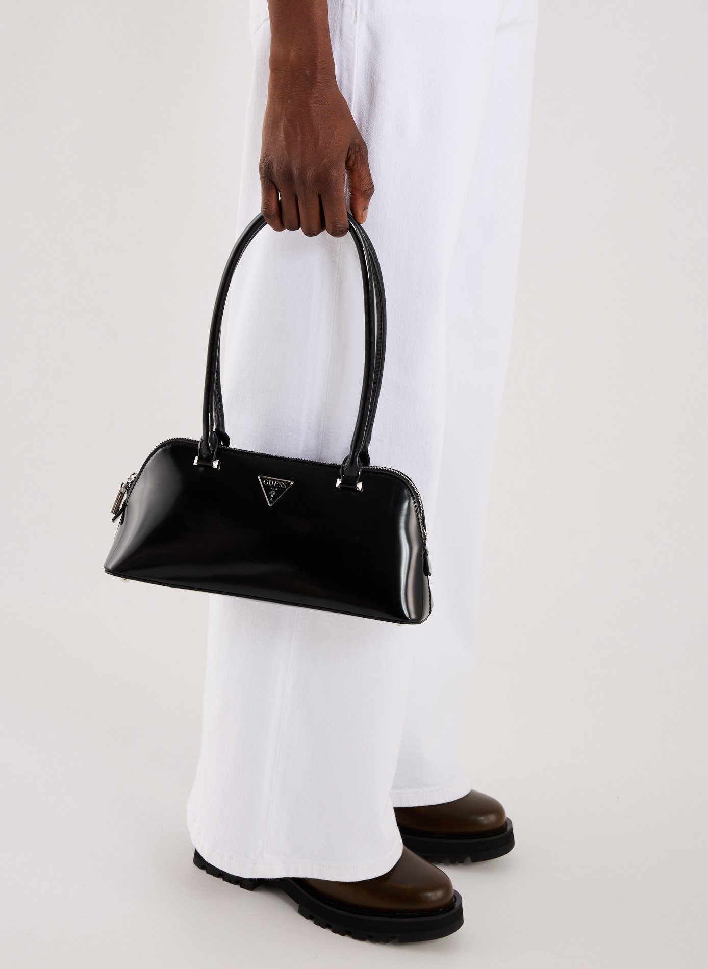 Baguette handbag Arnela GUESS Black