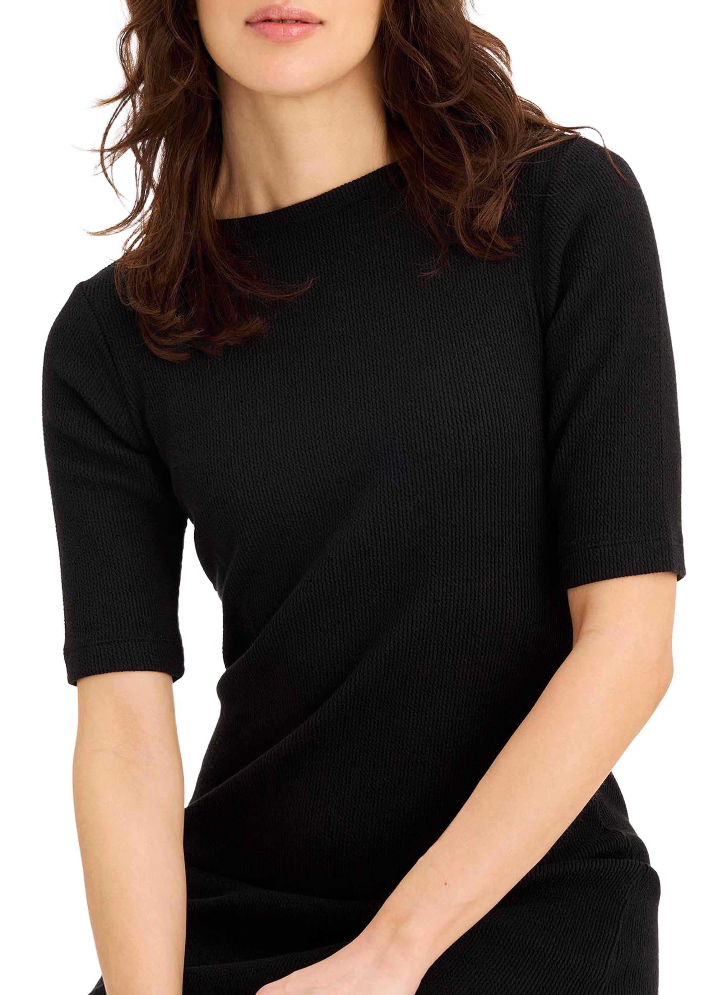 Robe à fente en coton mélangé DOCKERS Noir