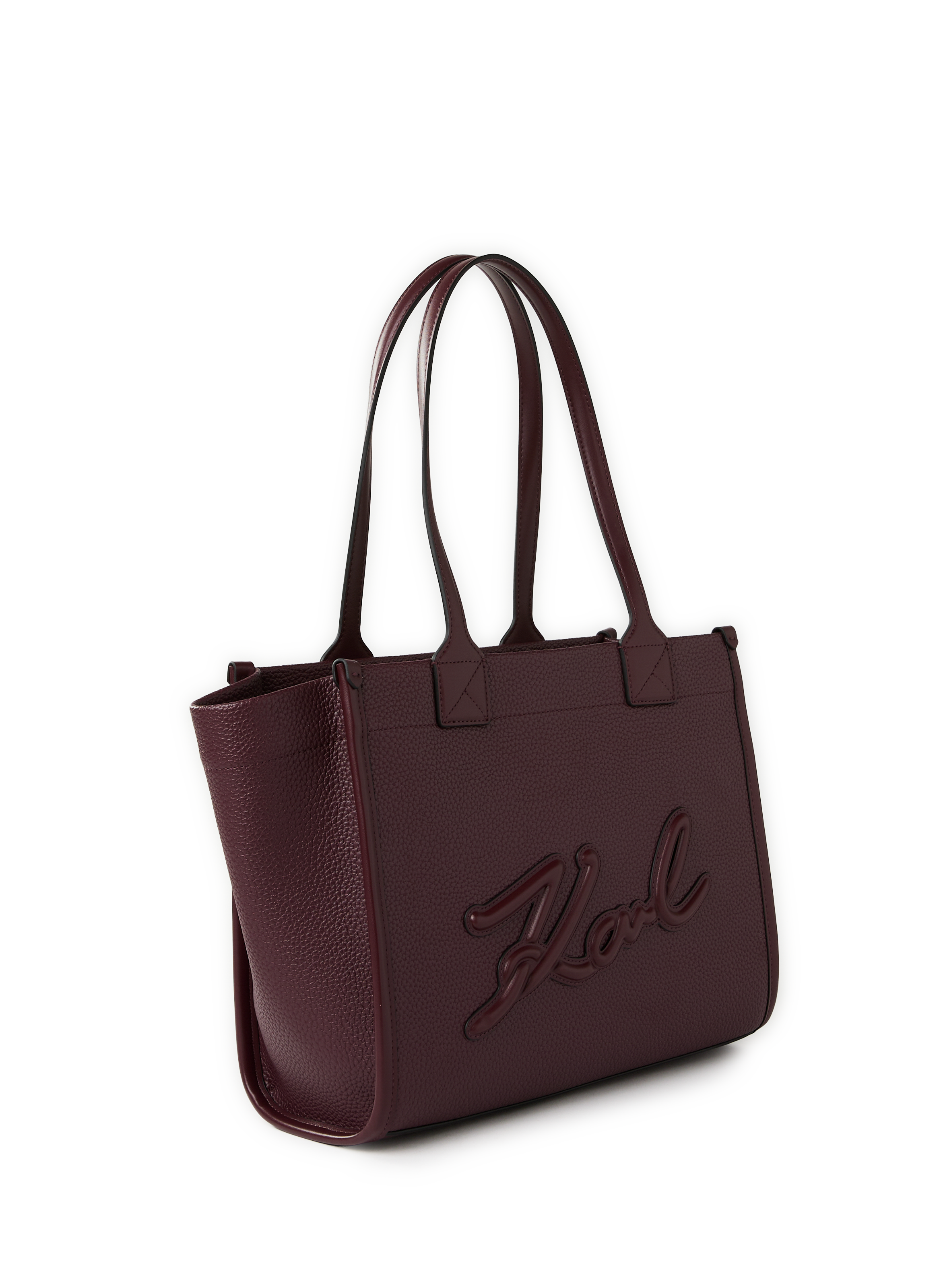 Sac épaule craquelé KARL LAGERFELD Rouge