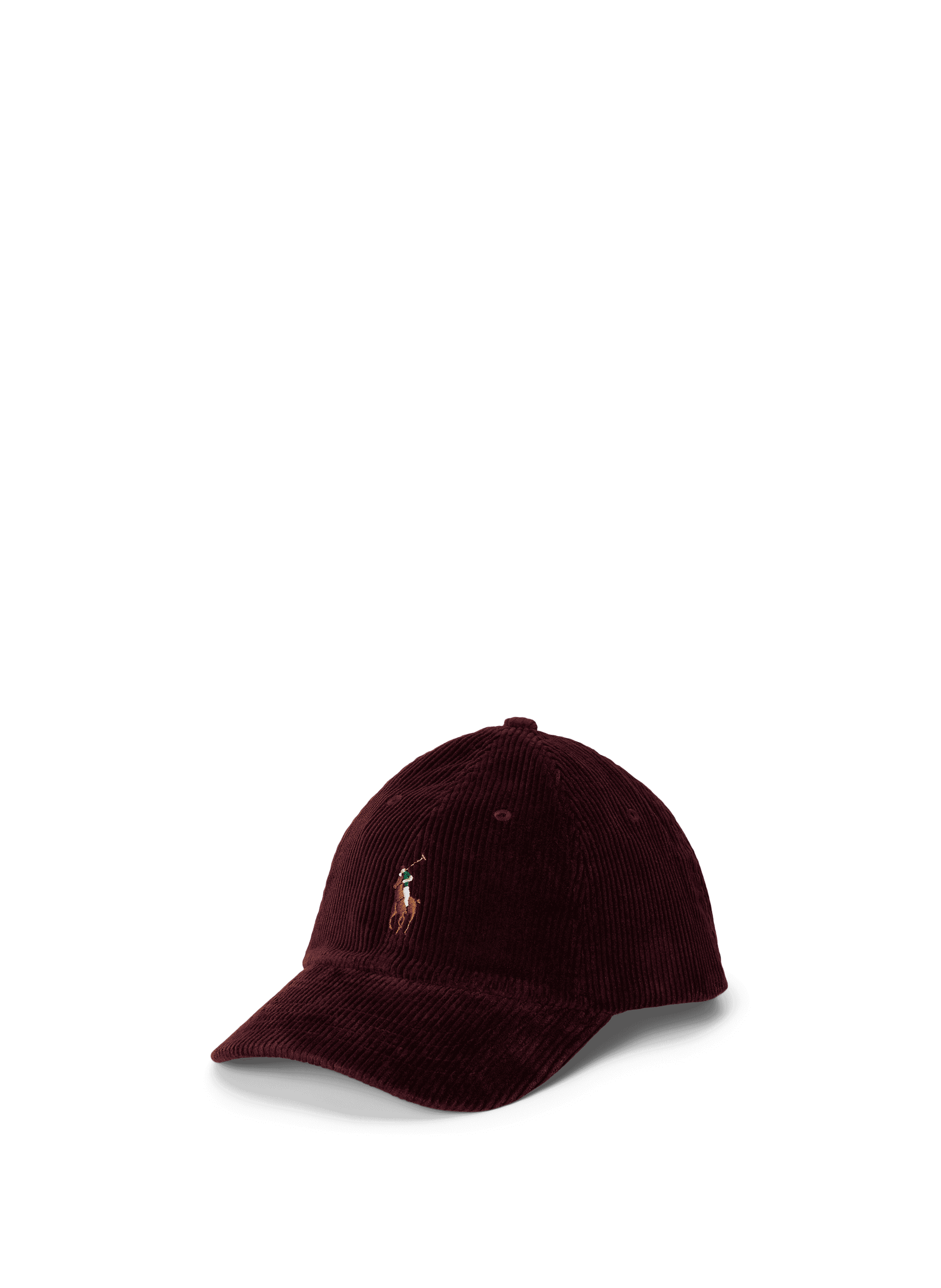 POLO RALPH LAUREN Corduroy baseball cap Red