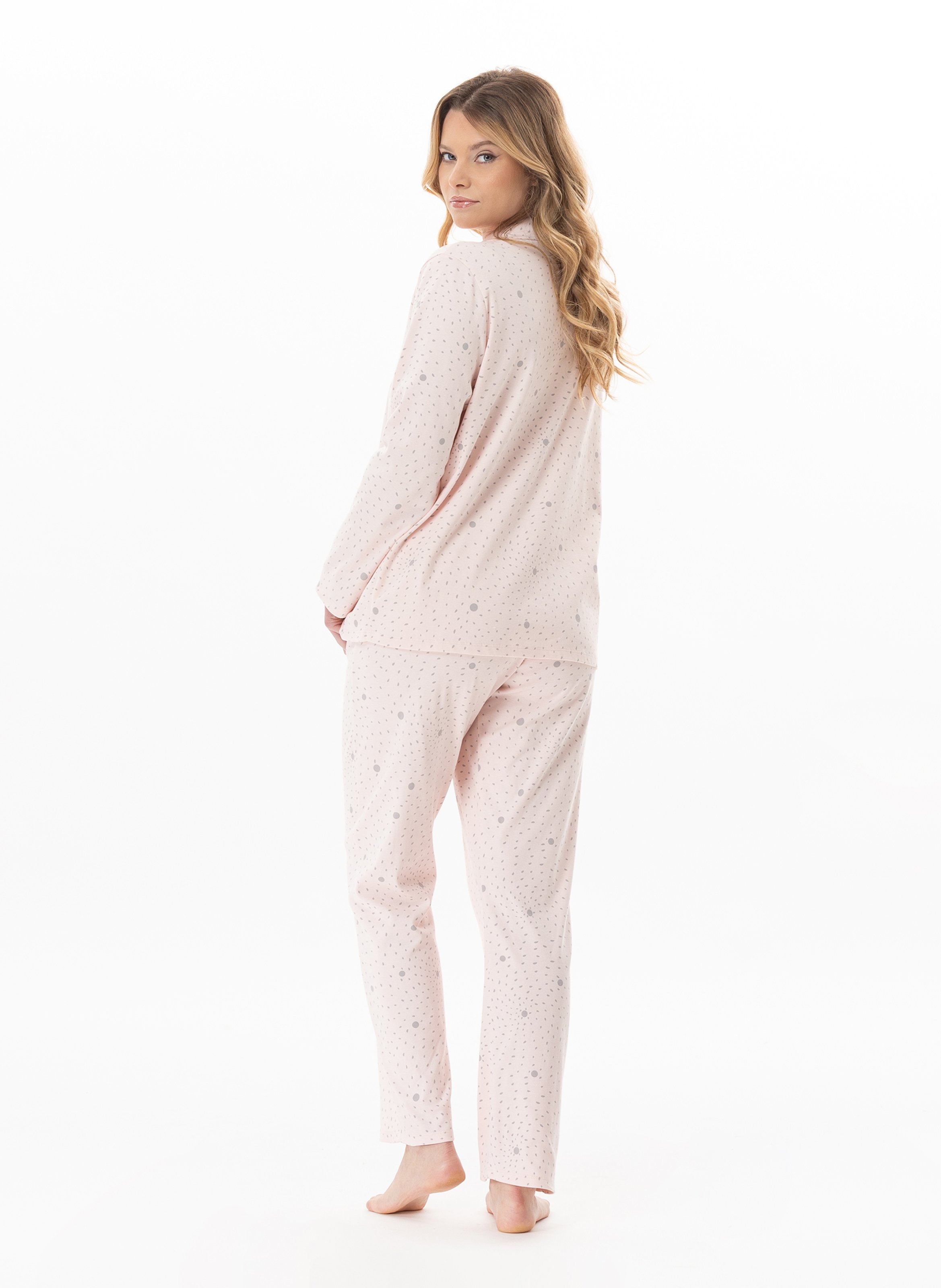 Pyjama boutonné en coton cosy 106 LE CHAT Multicolore