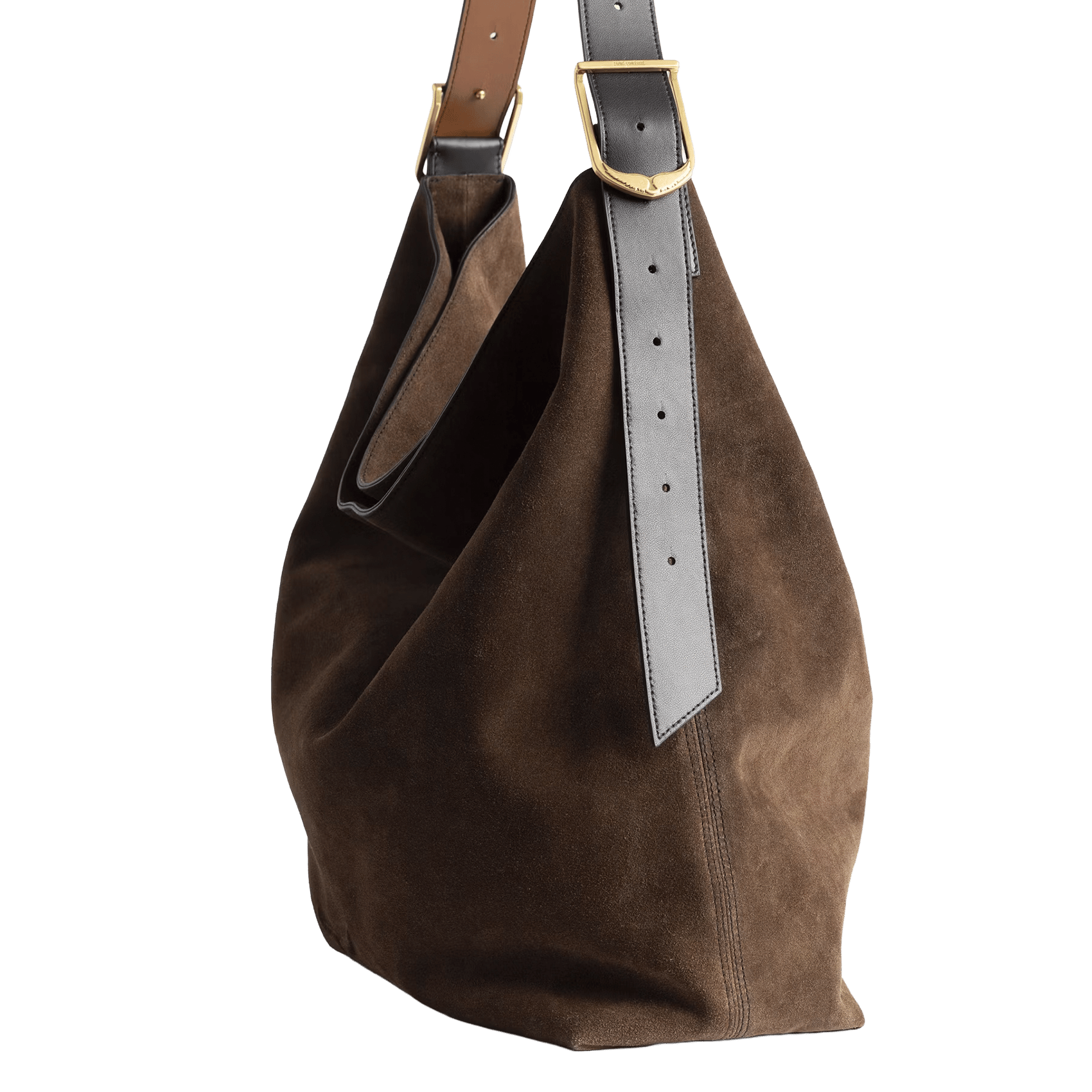 Sac porté épaule en cuir jane ZADIG&VOLTAIRE Marron