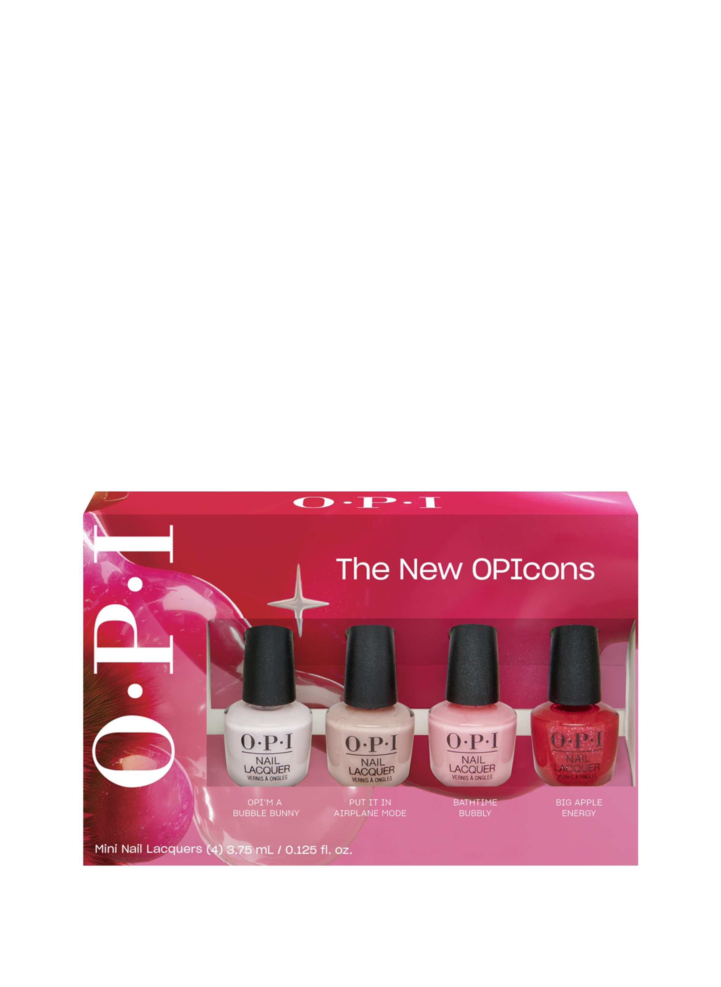 Set of 4 mini nail polishes OPI No color