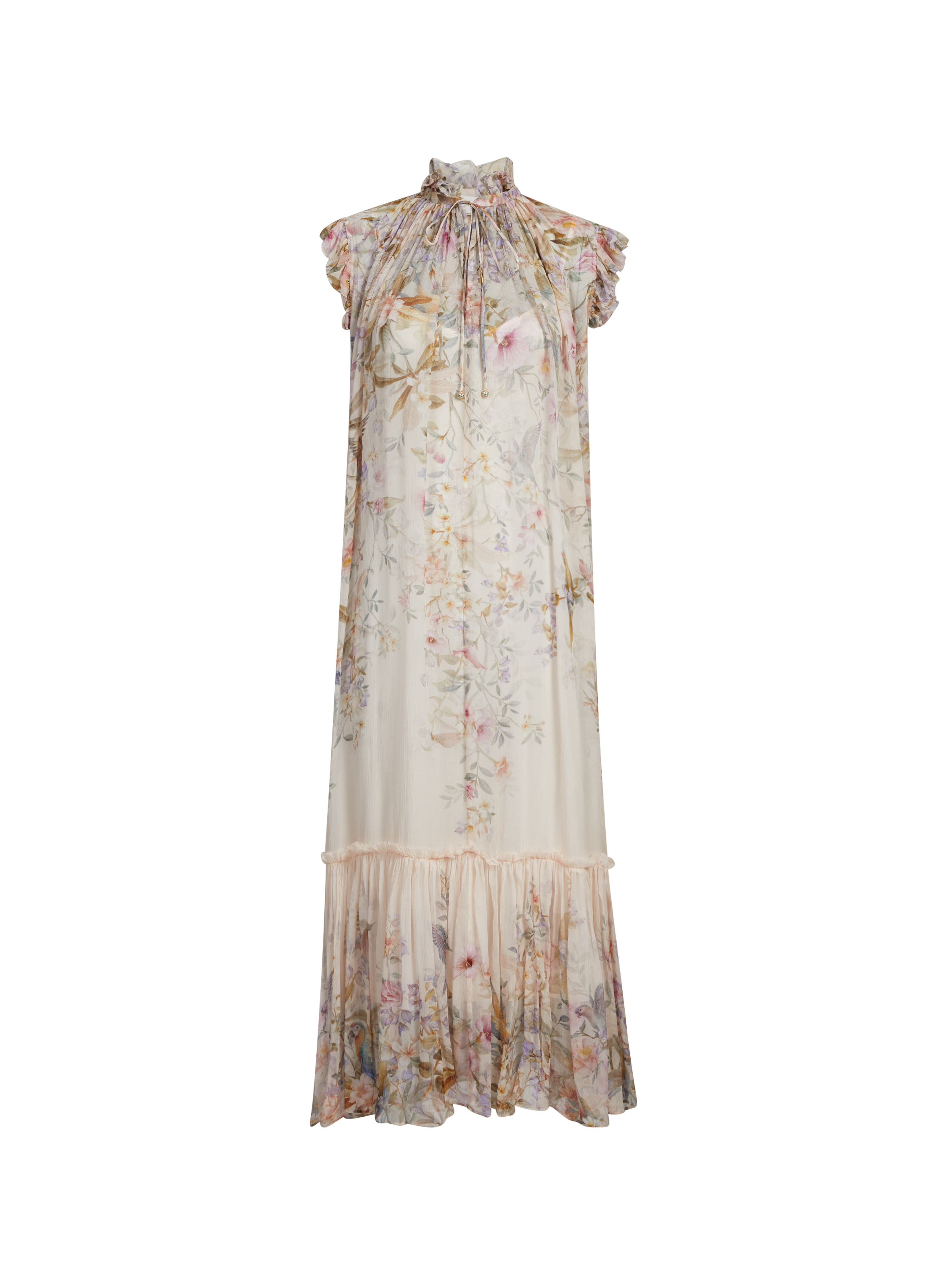 Rebellion floral ruffle midi dress ZIMMERMANN Multicolour