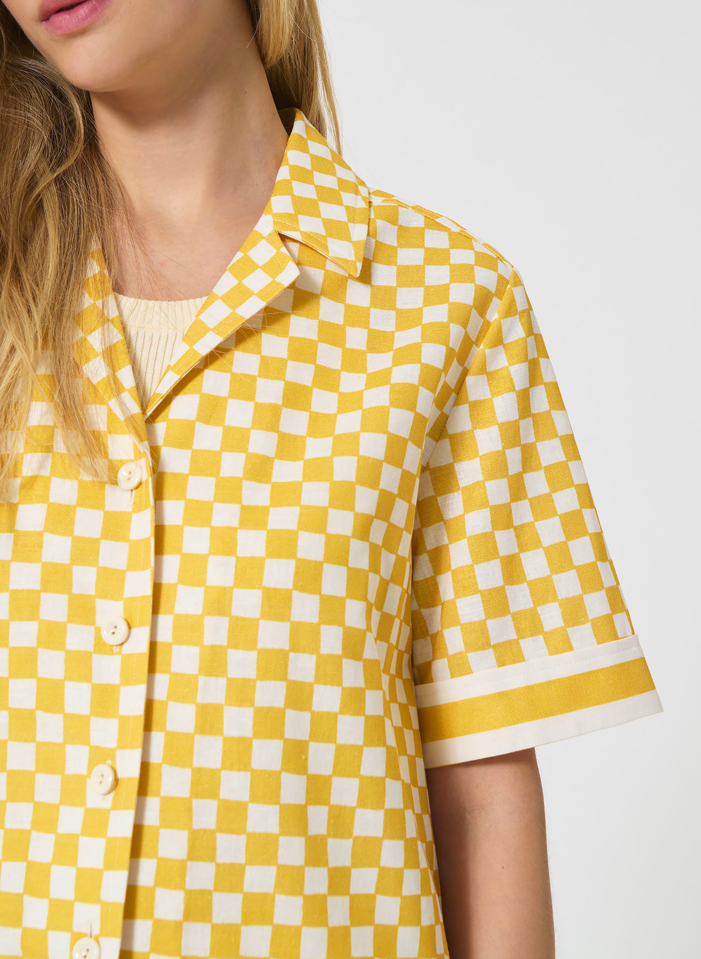 Chemise césar TARA JARMON Jaune