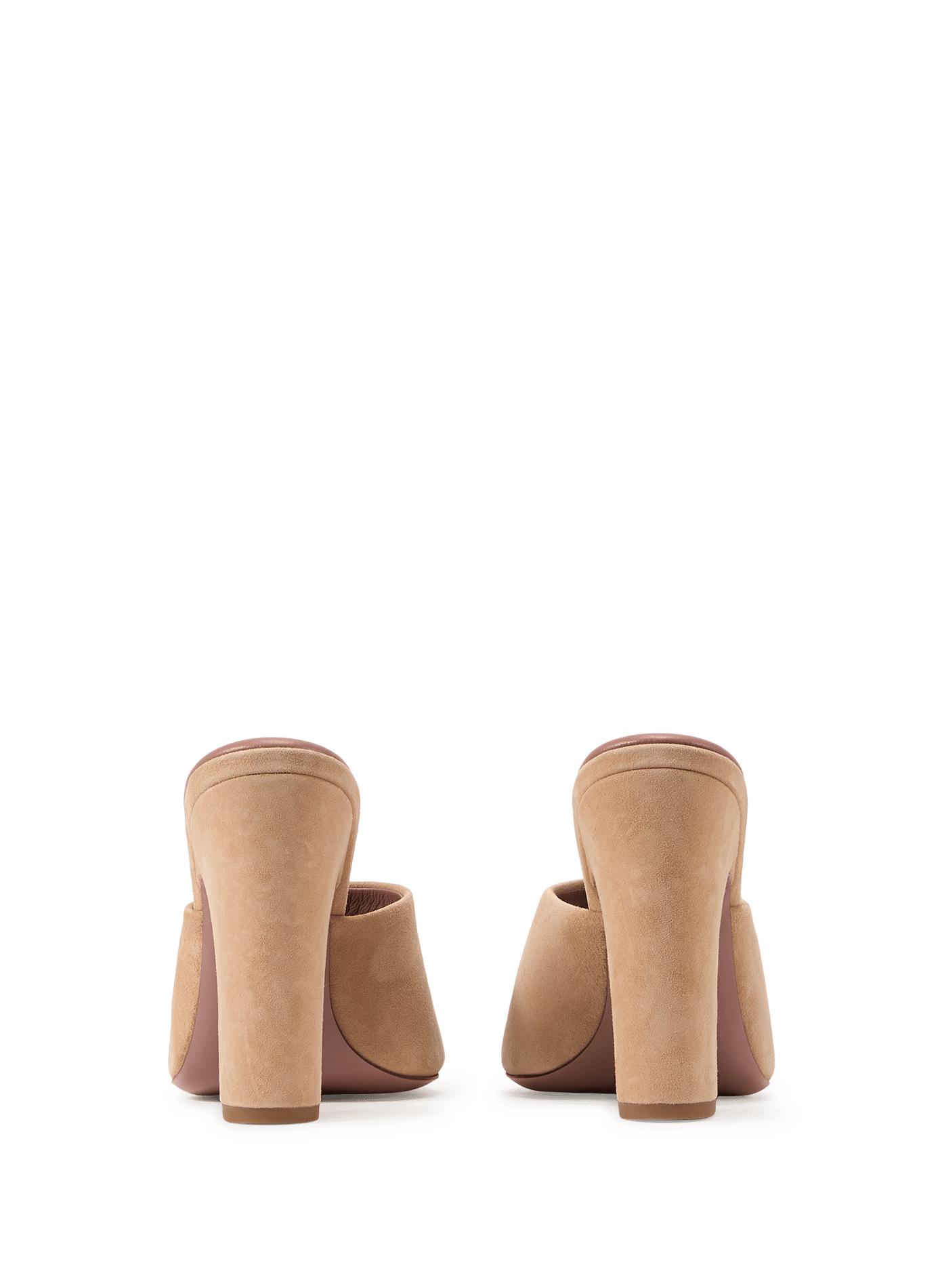 Mules Ava en cuir suédé PARIS TEXAS Beige