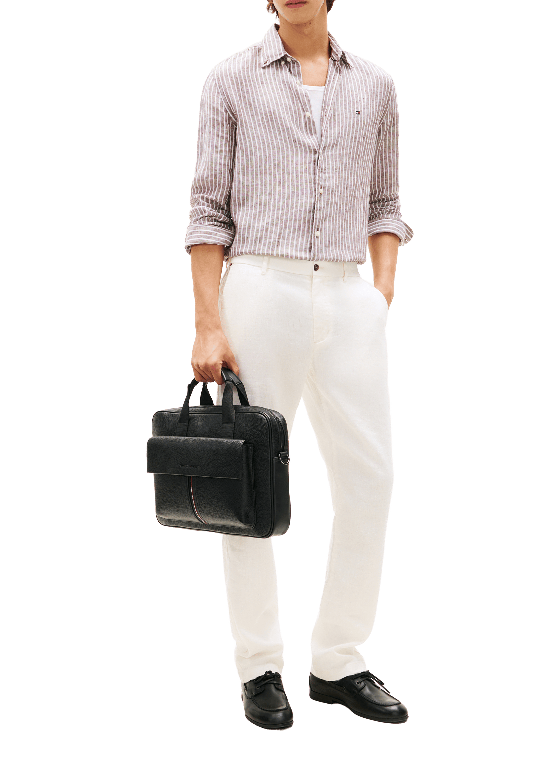 TH Central laptop bag TOMMY HILFIGER Black