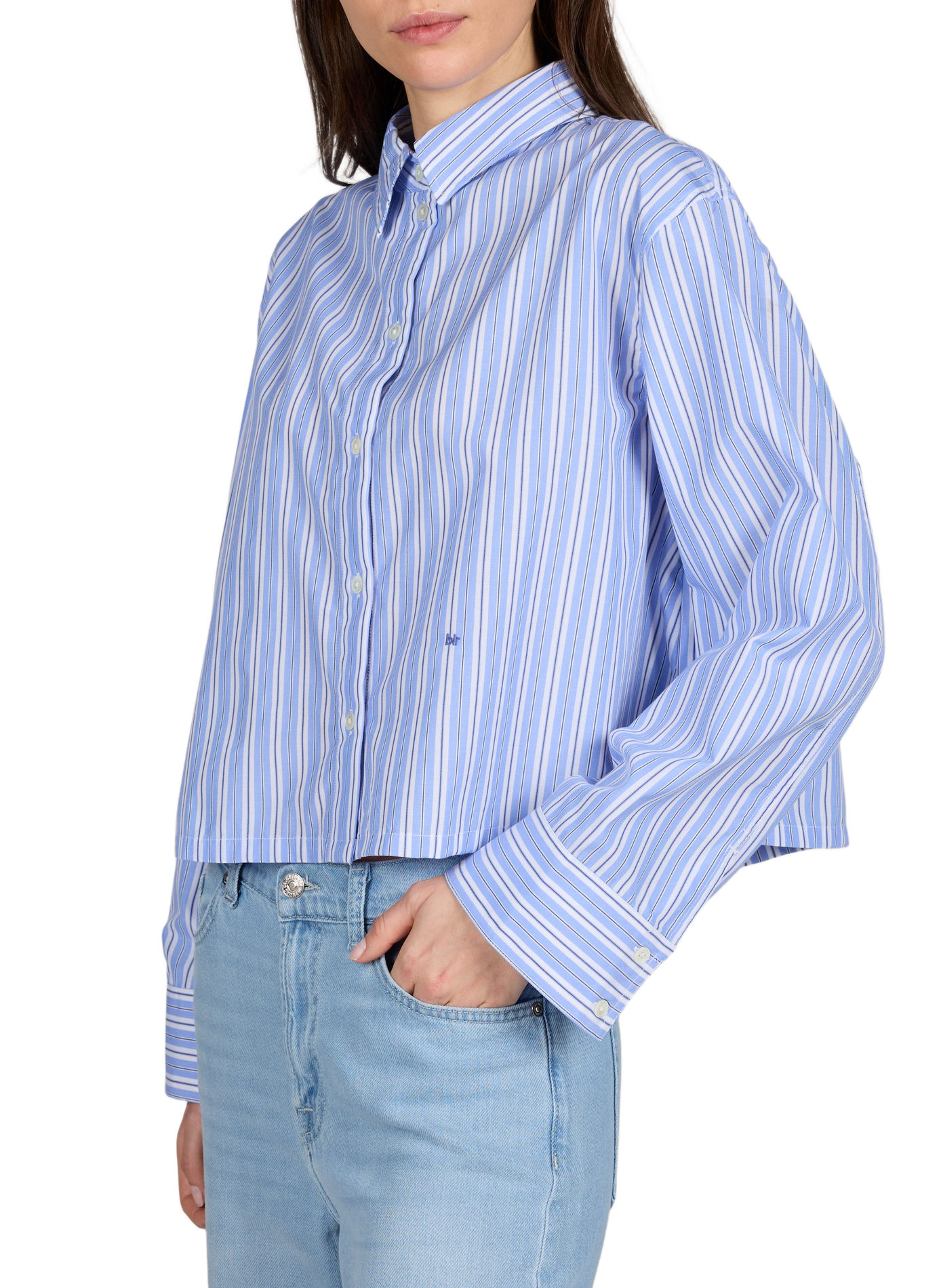 Chemise à rayures Capri BELLEROSE Bleu