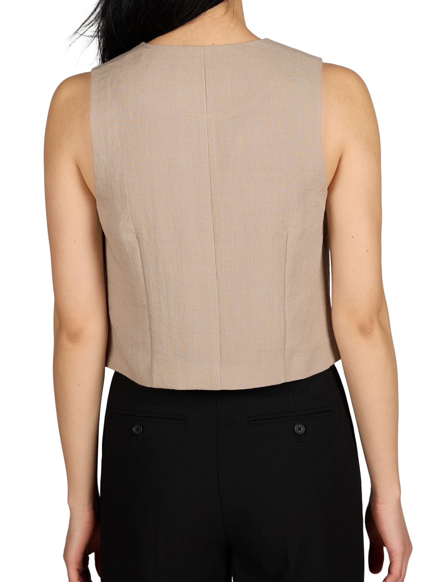 Objrini Tailored Vest OBJECT Brown