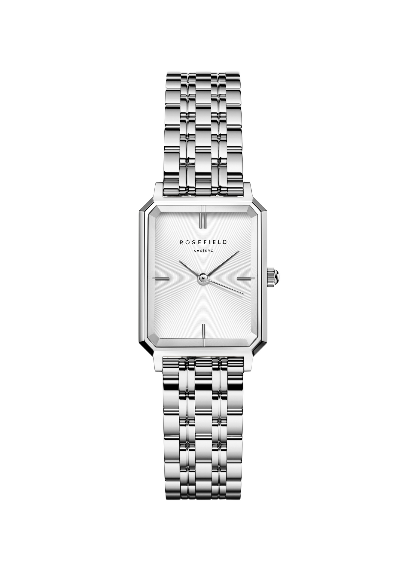 Montre analogique Octagon XS en acier inoxydable ROSEFIELD Blanc