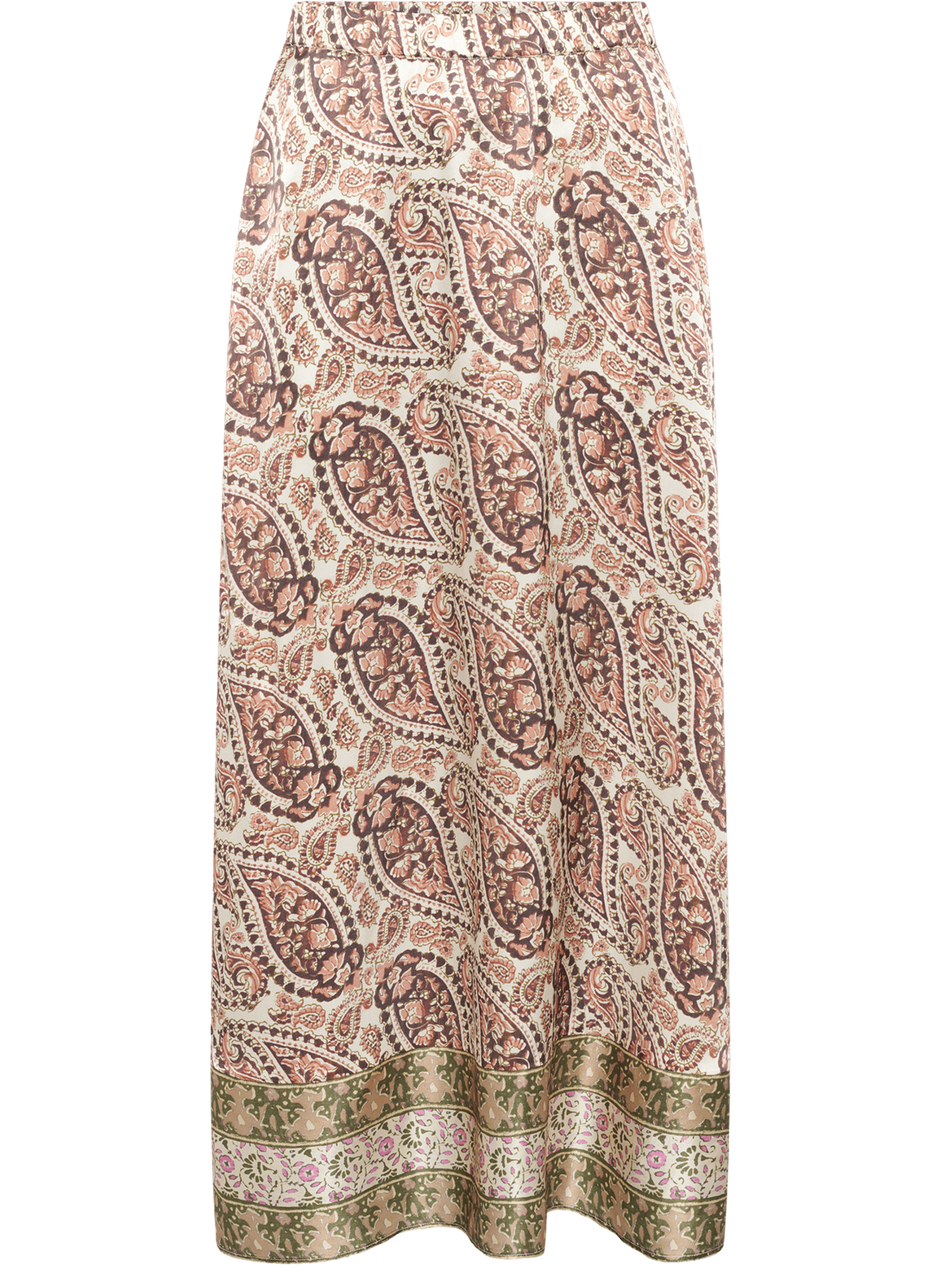 Jupe longue imprimée en soie - jenaya GERARD DAREL Multicolore