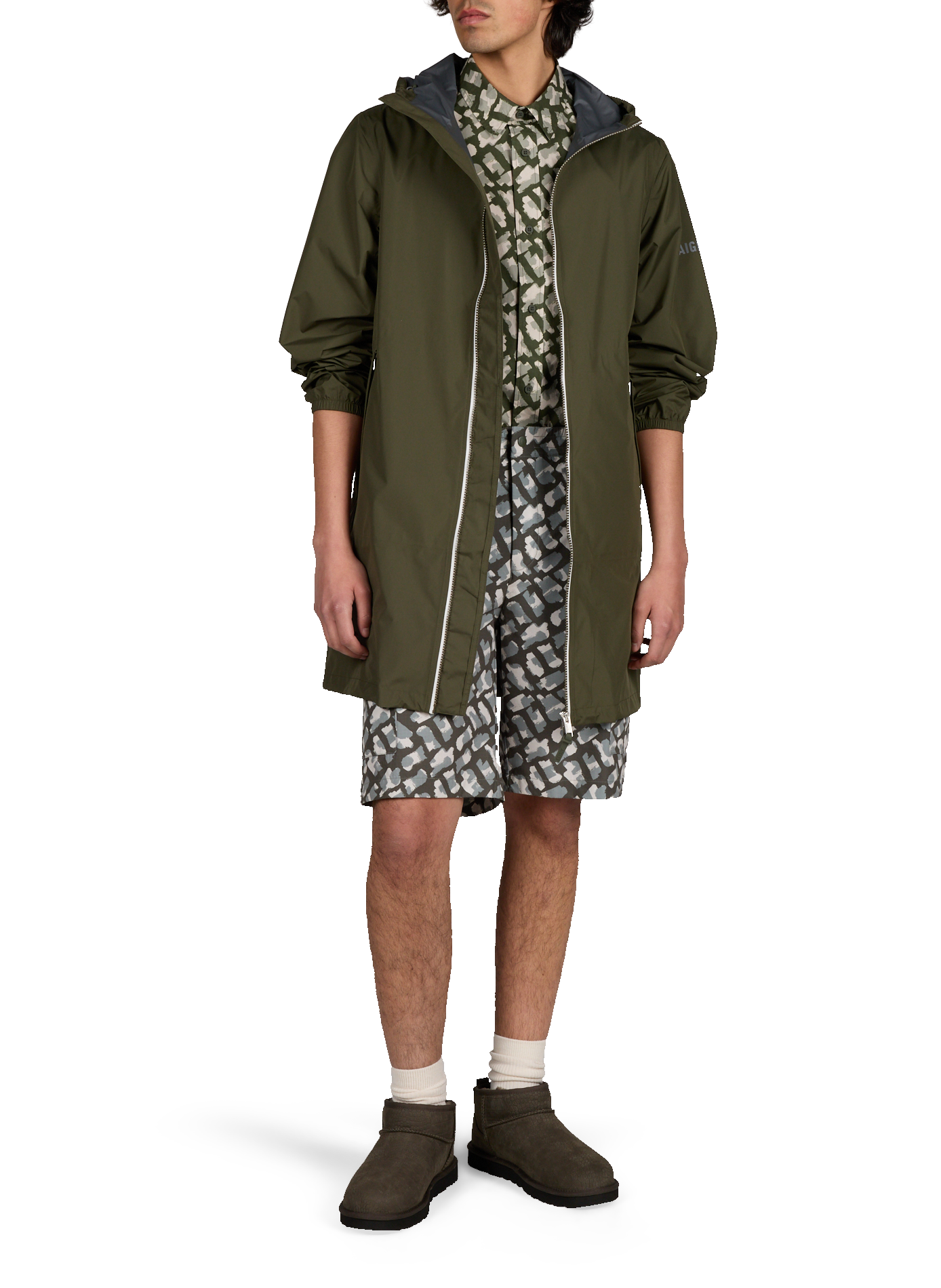 Short cargo imprimé camouflage AIGLE Kaki