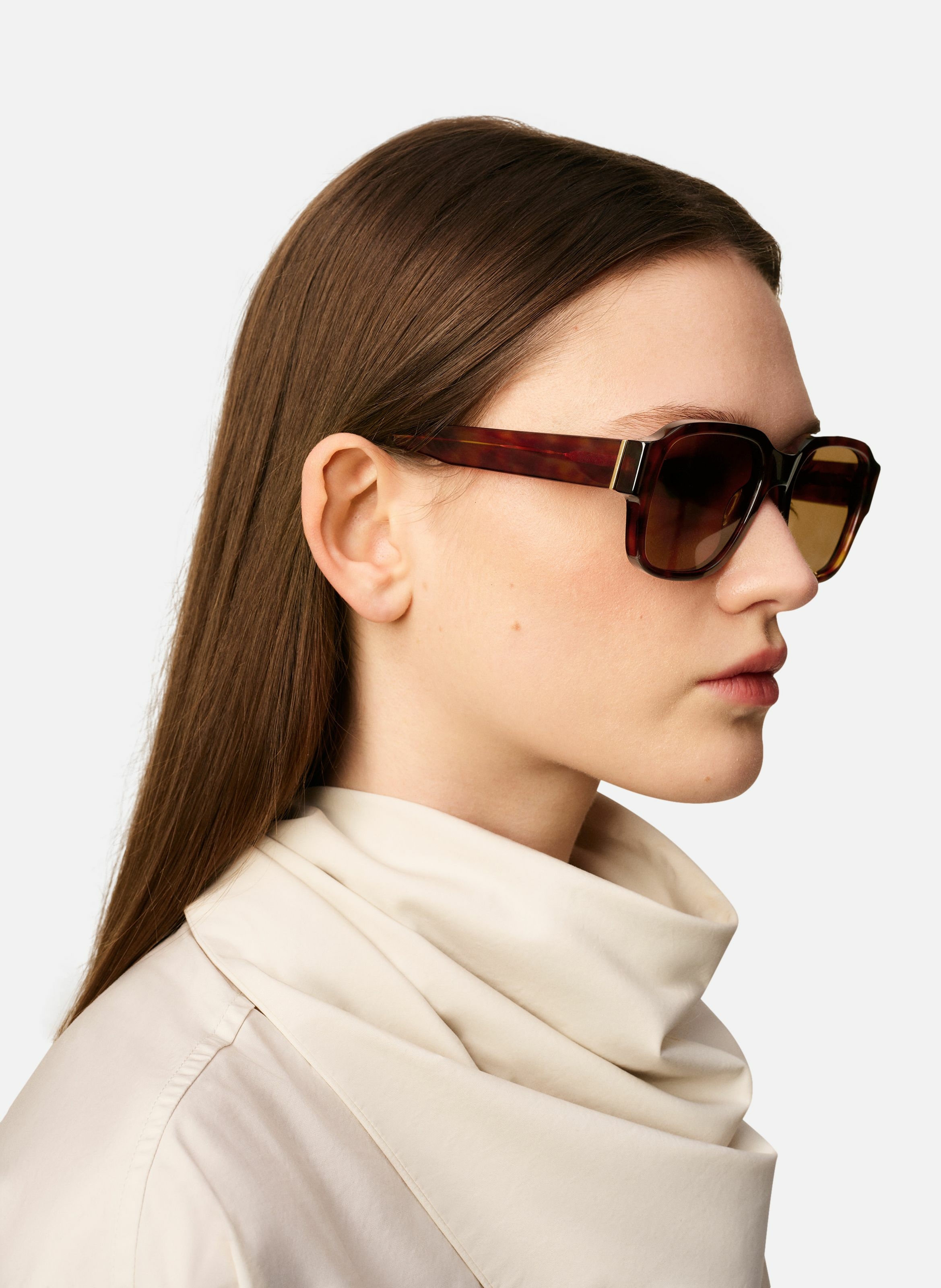 Lunettes de soleil 75006 en acétate unisexes AMI PARIS Gris