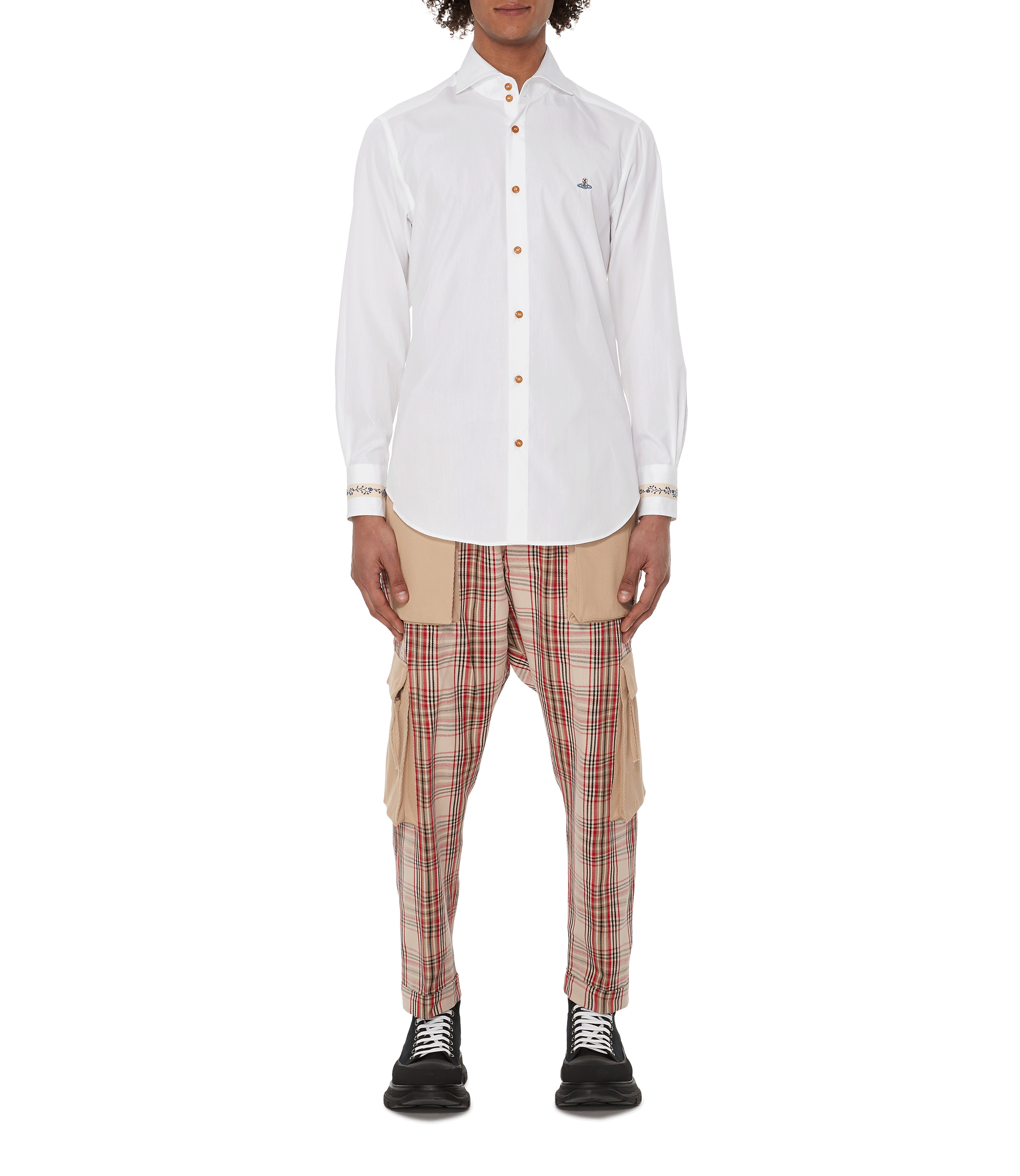 Tread Slick cotton lace-up Sneakers ALEXANDER MCQUEEN Black