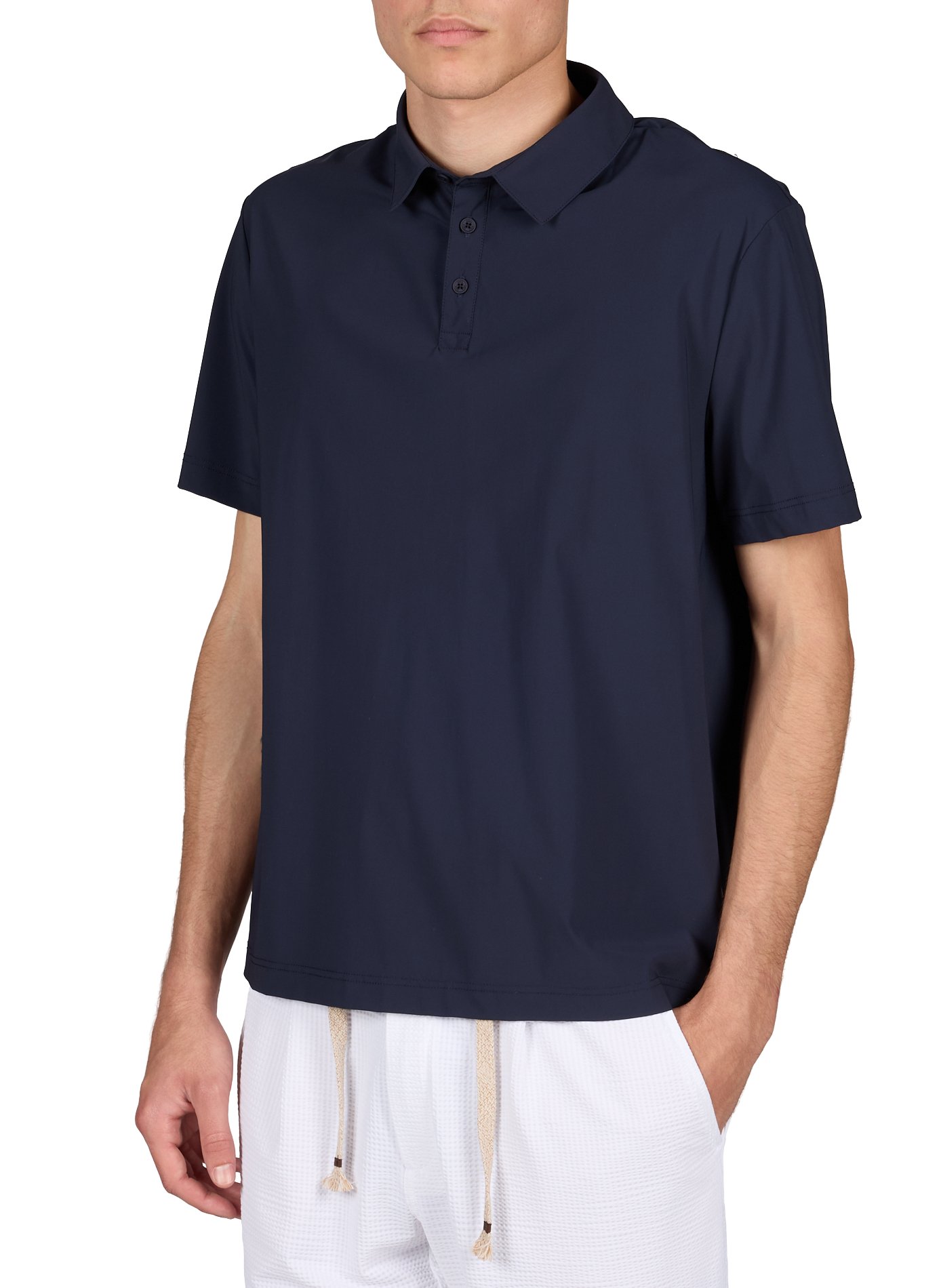 Short-sleeved Vasco Zagli polo 1789 CALA Blue