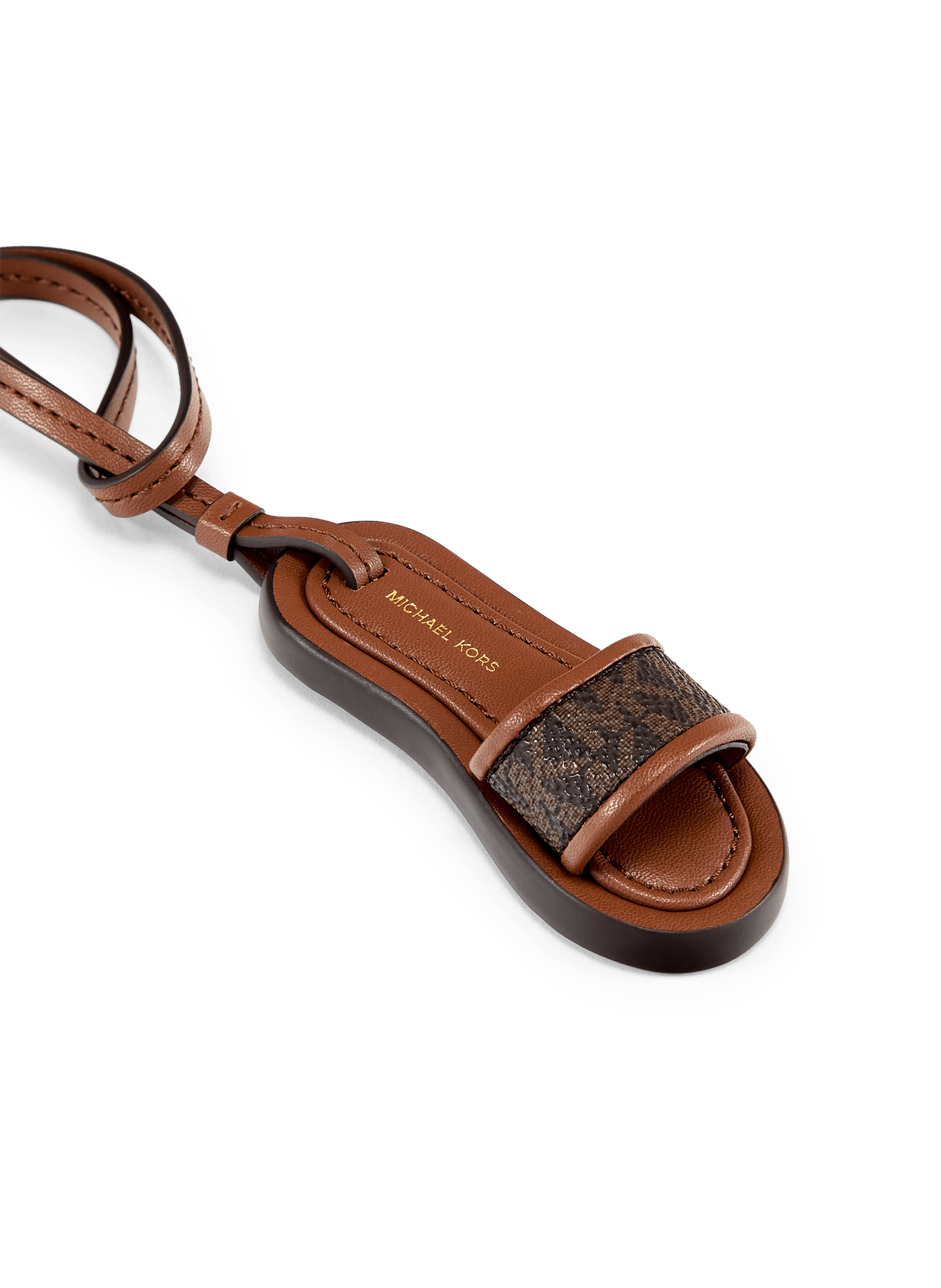 Breloque de sac mule à logo MICHAEL KORS Marron