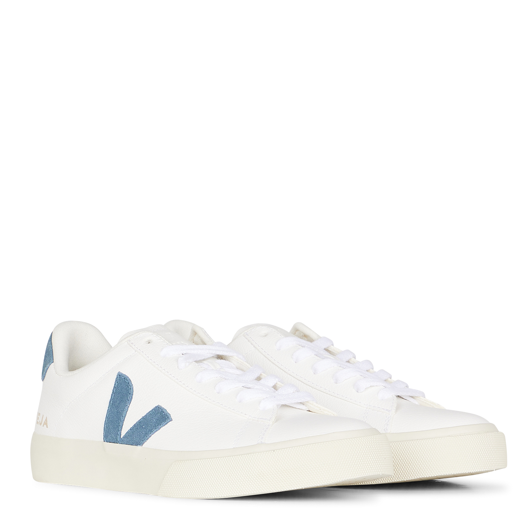 Baskets basses en cuir campo VEJA Multicolore
